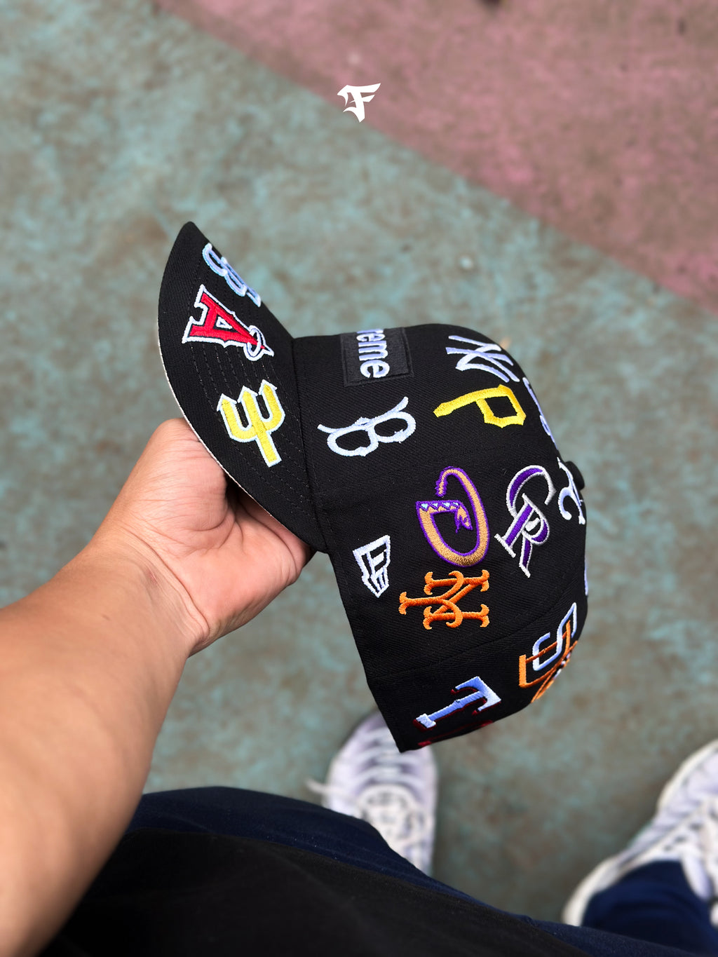 CAP MLB ALL OVER X SUPREME BLACK