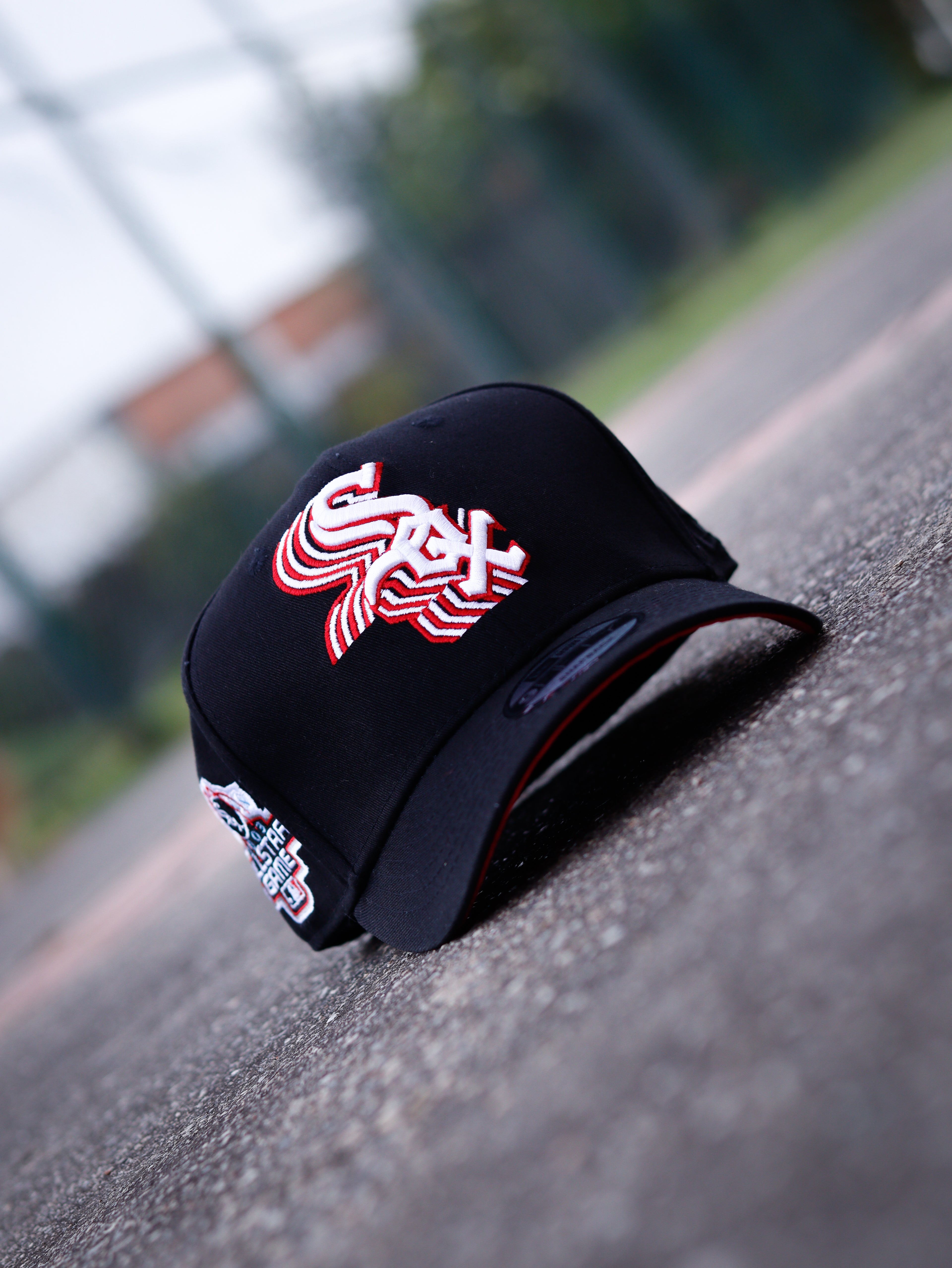 CAP CHICAGO WHITE SOX BLACK- RED