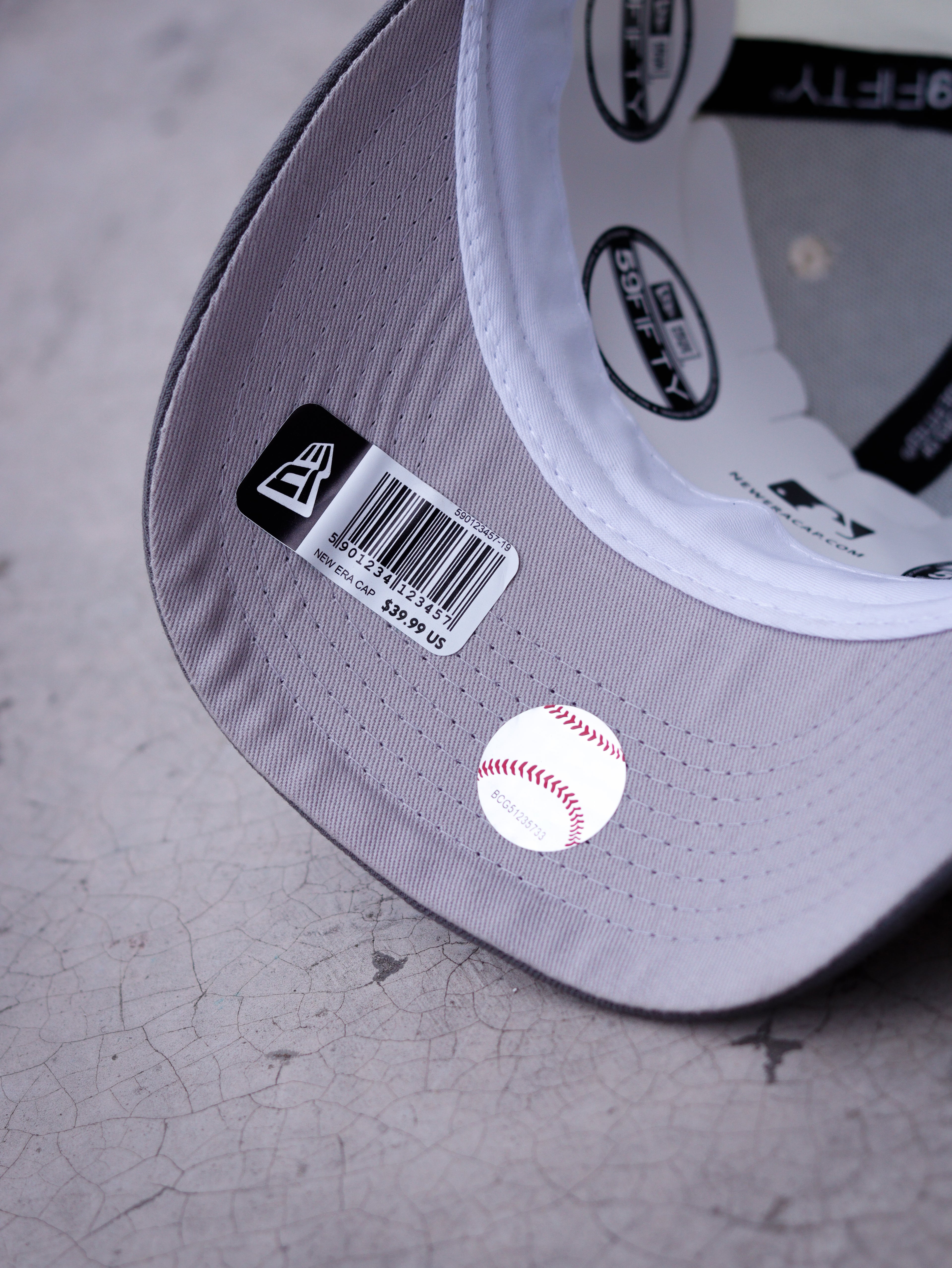 CAP NEW ERA DODGERS BLANCO CON GRIS