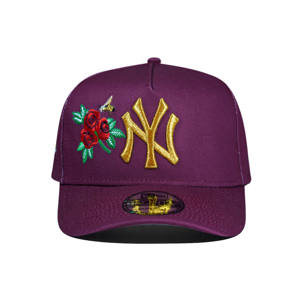 CAP New Era New York Yankees World Series 1996 Rose Maroon