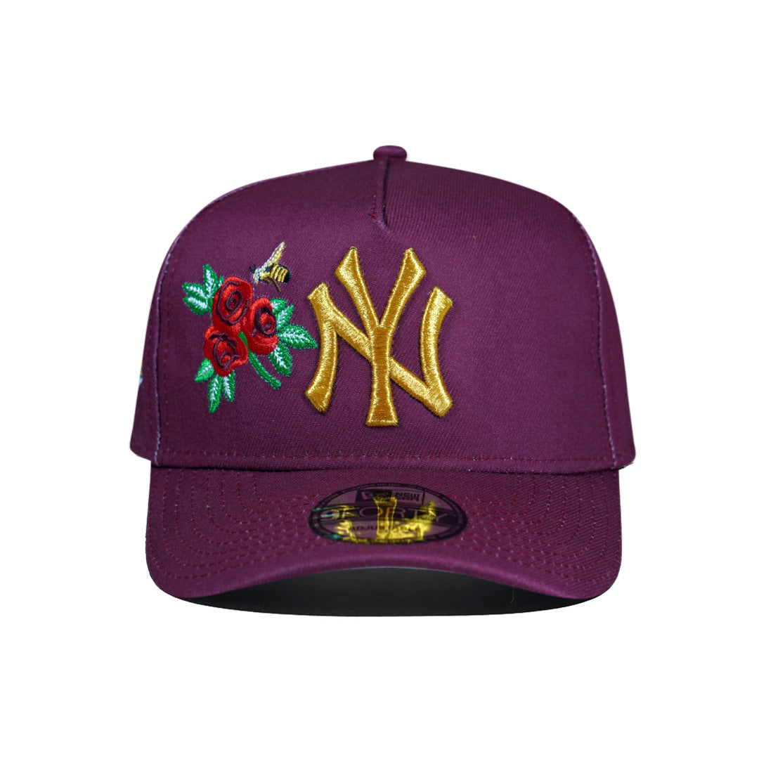 CAP New Era New York Yankees World Series 1996 Rose Maroon