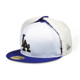 New Era 59FIFTY Los Angeles Dodgers Dogear Stone/Dark Royal.