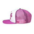 Chrome Hearts Triple Cross Trucker Hat Pink