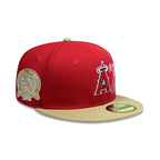 CAP NEW ERA ANGELS ROJA CON BEIGE