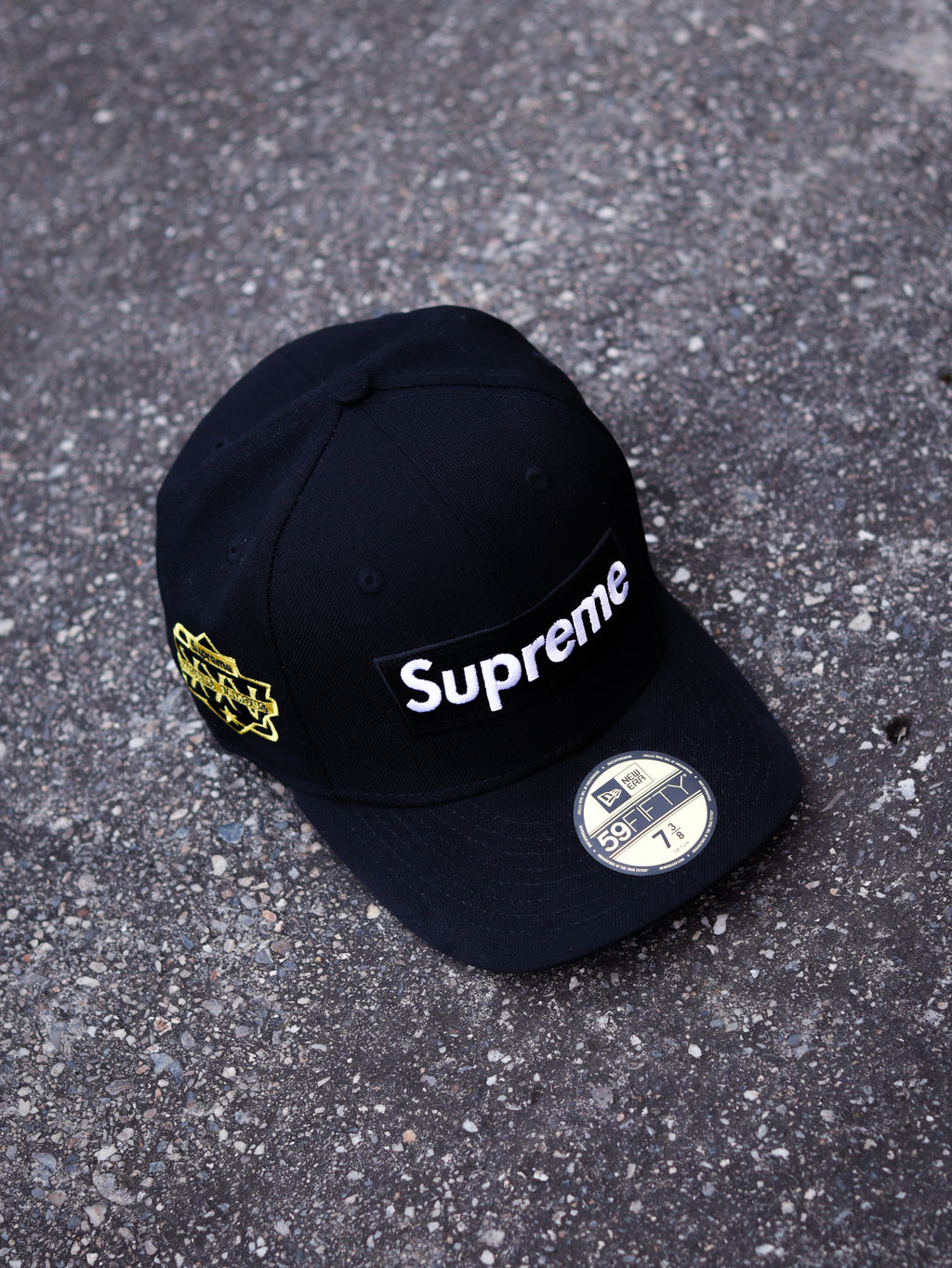 CAP SUPREME CHAMPIONSHIP BOX LOGO NEW ERA BLACK