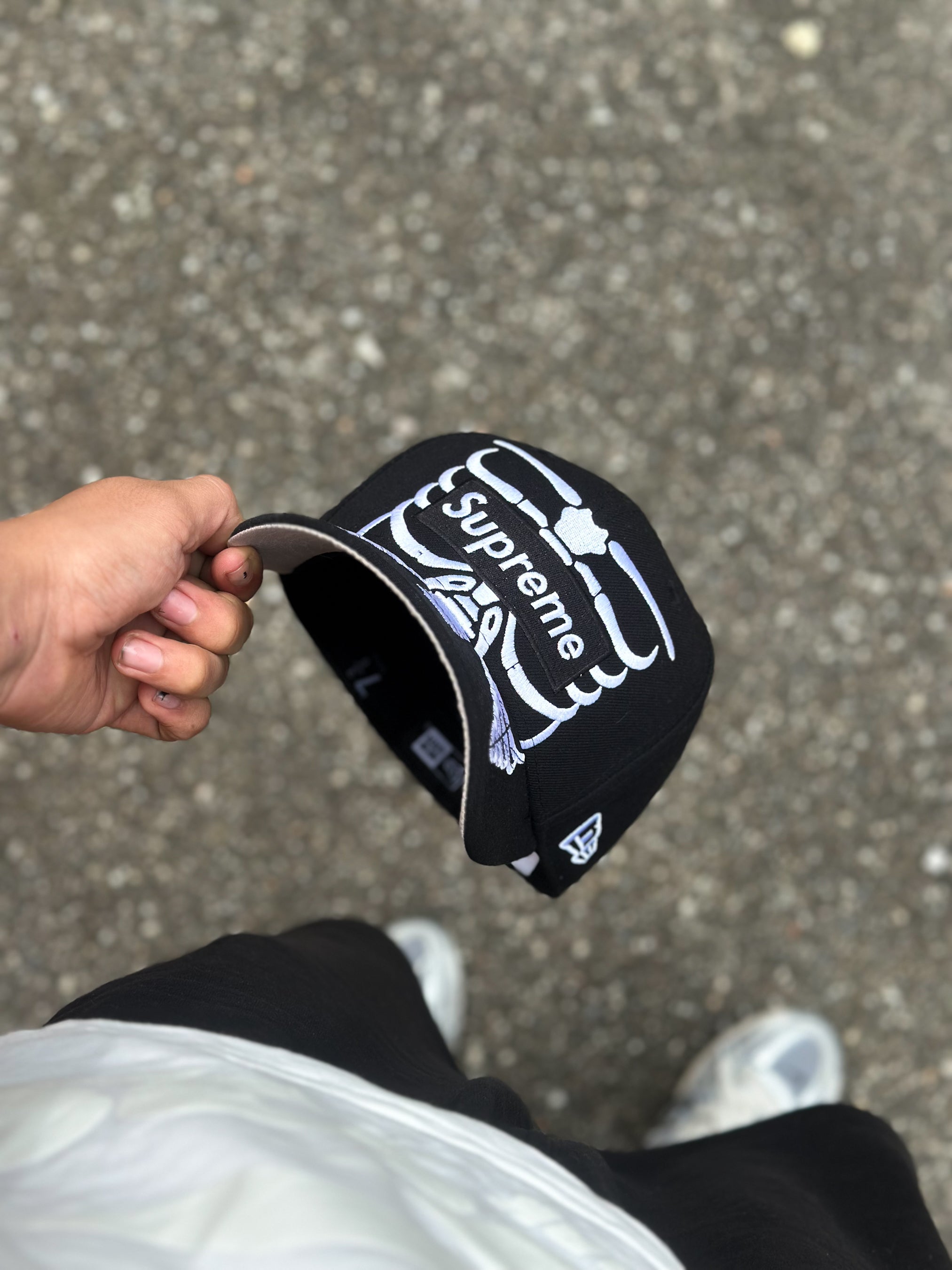 SUPREME BONES BOX LOGO BLACK