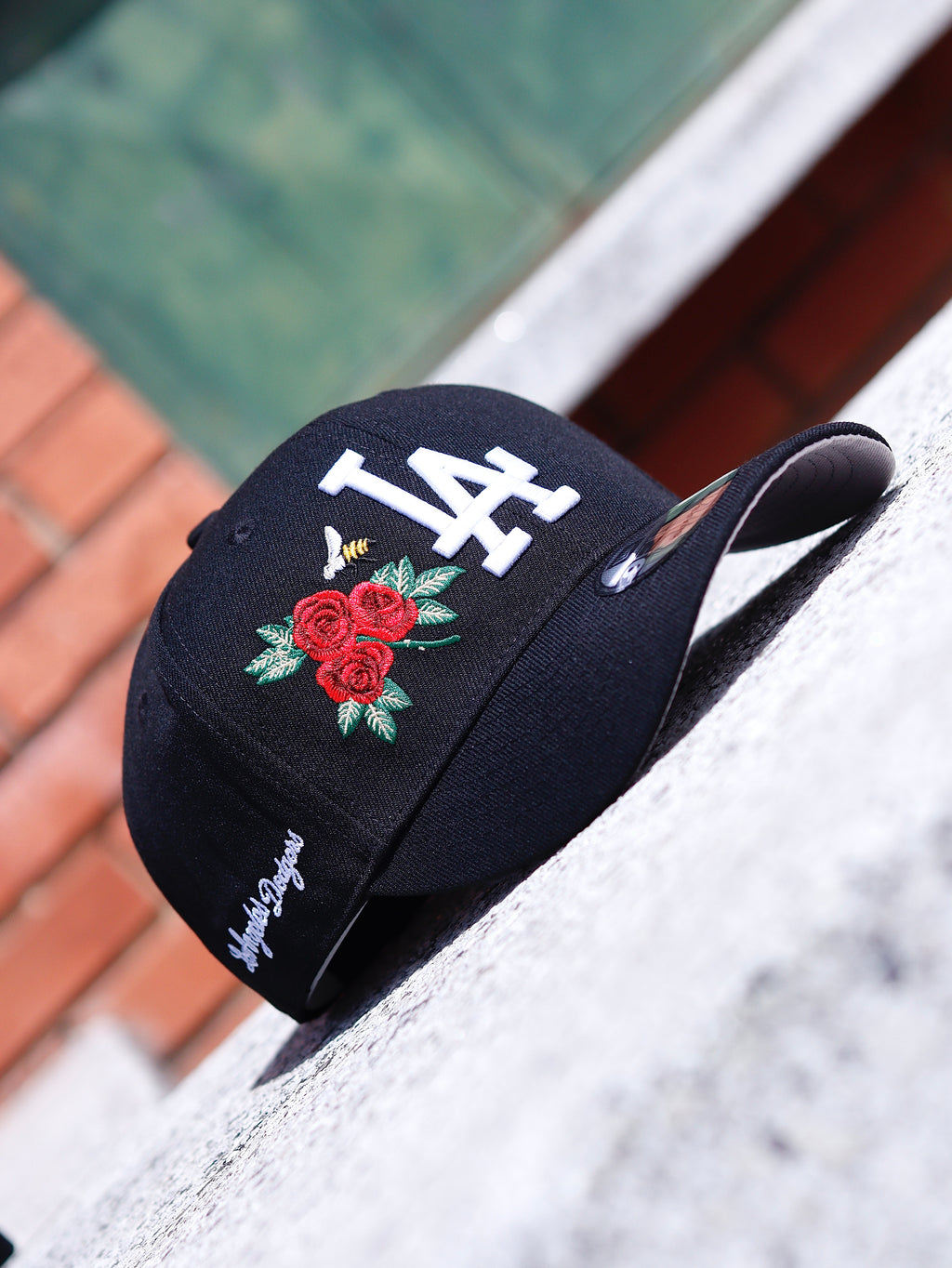 CAP NEW ERA LOS ANGELES DODGERS BLACK ROSES