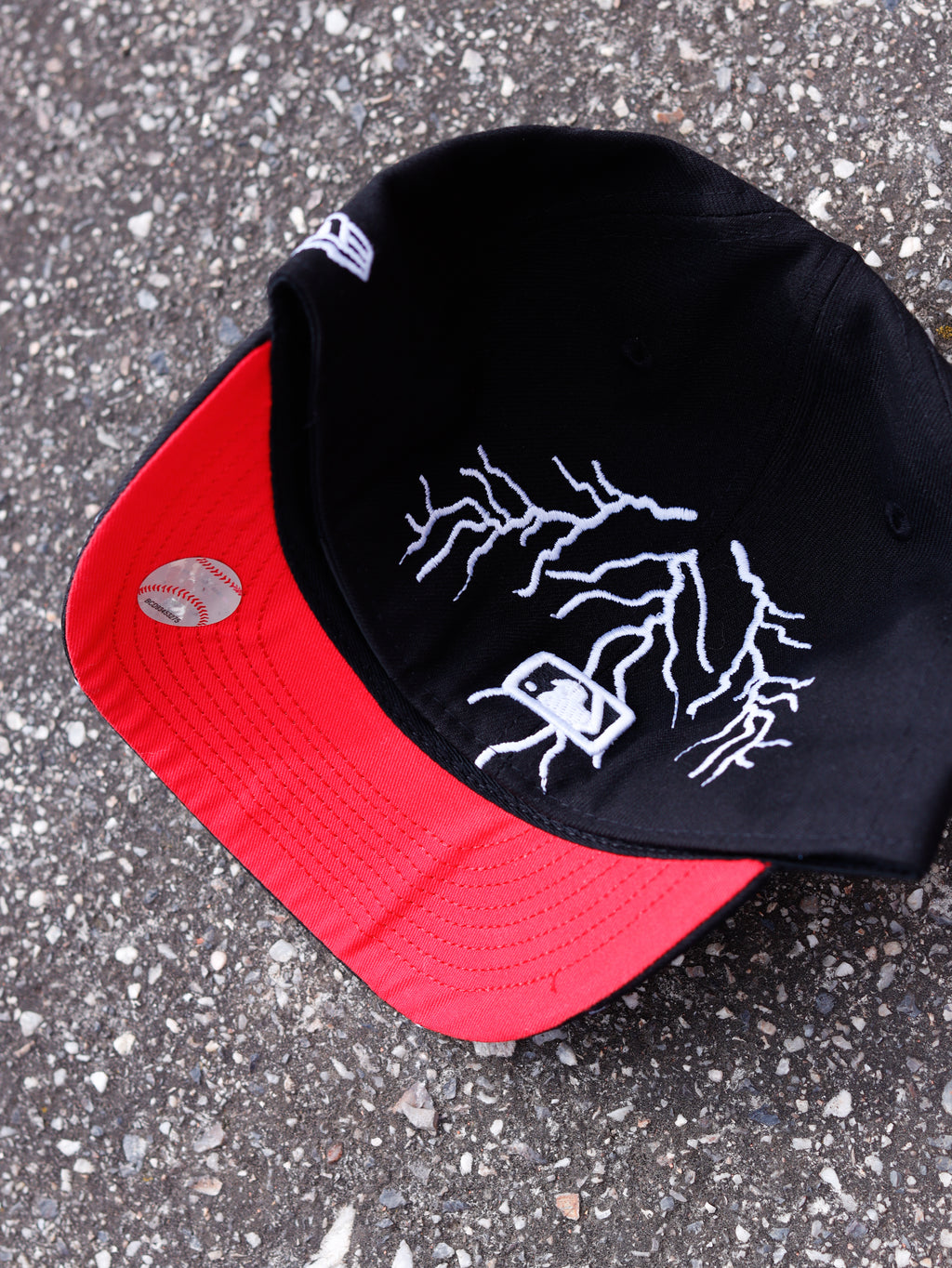 CAP NEW ERA ANGELS BLACK AND WHITE