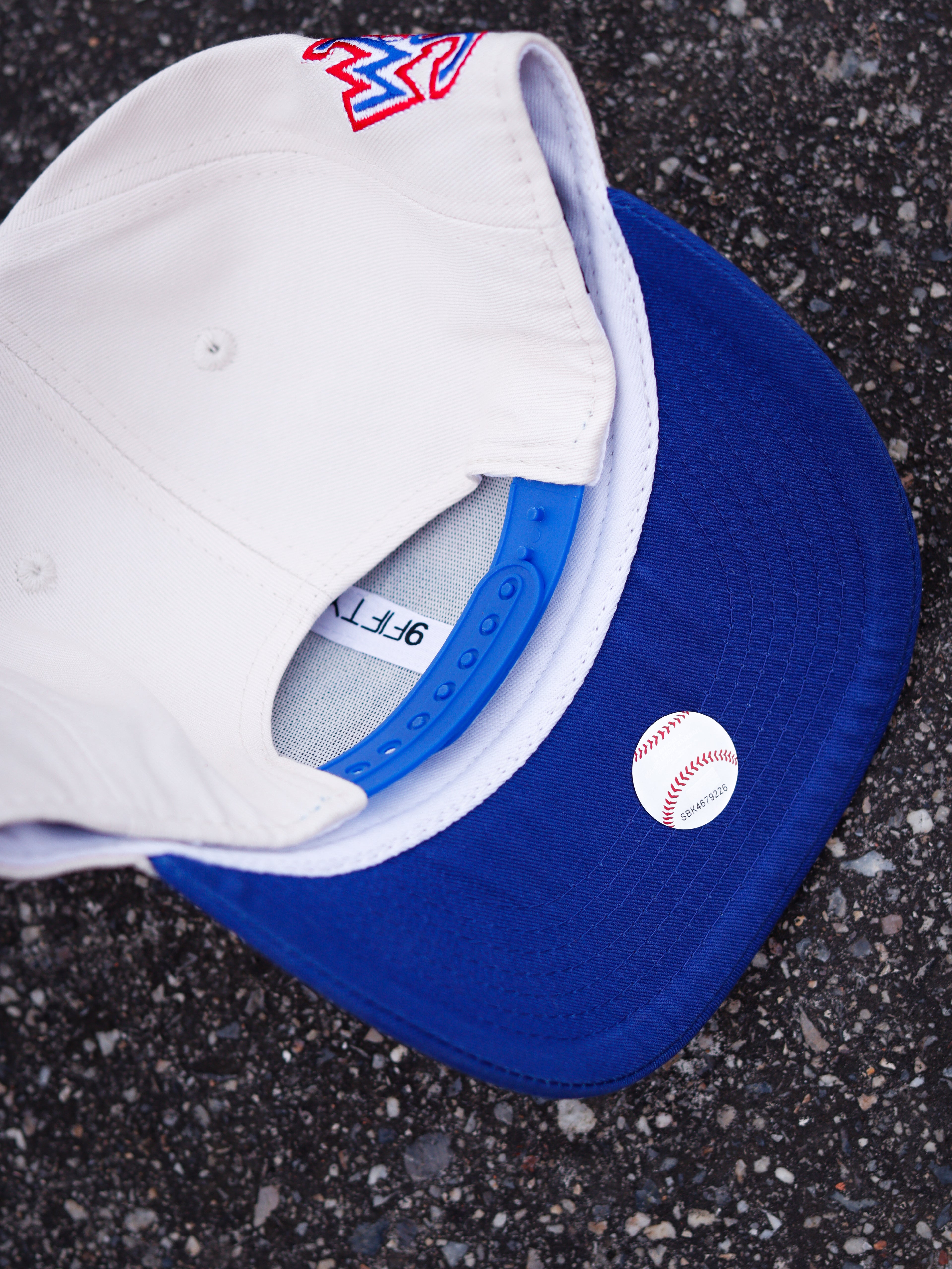 CAP LOS ANGELES DODGERS WHITE AND BLUE