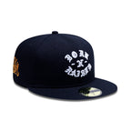 CAP BORN X RAISED FITTED ROCKER HAT