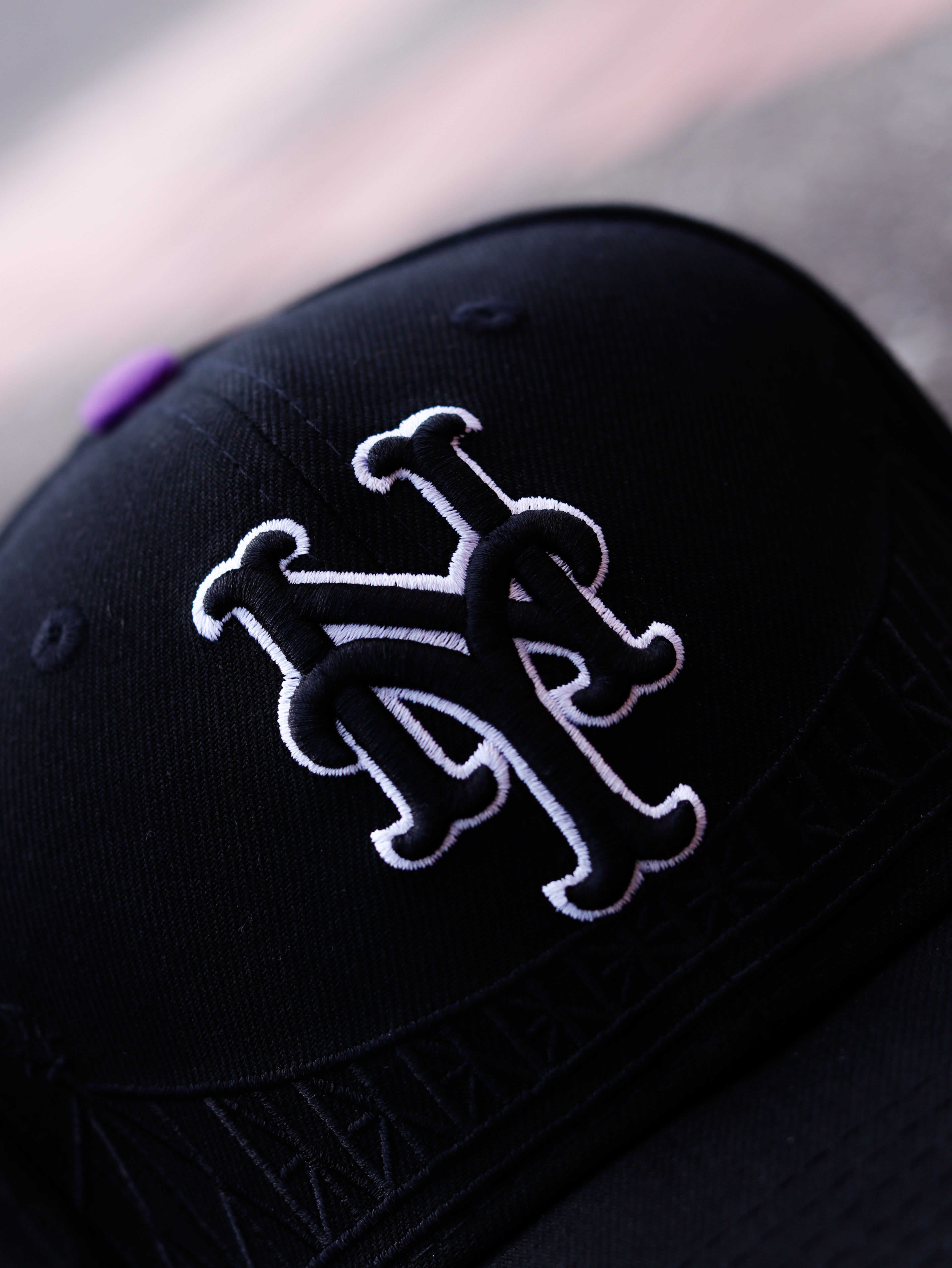 CAP NEW YORK METS BLACK