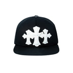 Chrome Hearts Triple Cross Trucker Hat Black