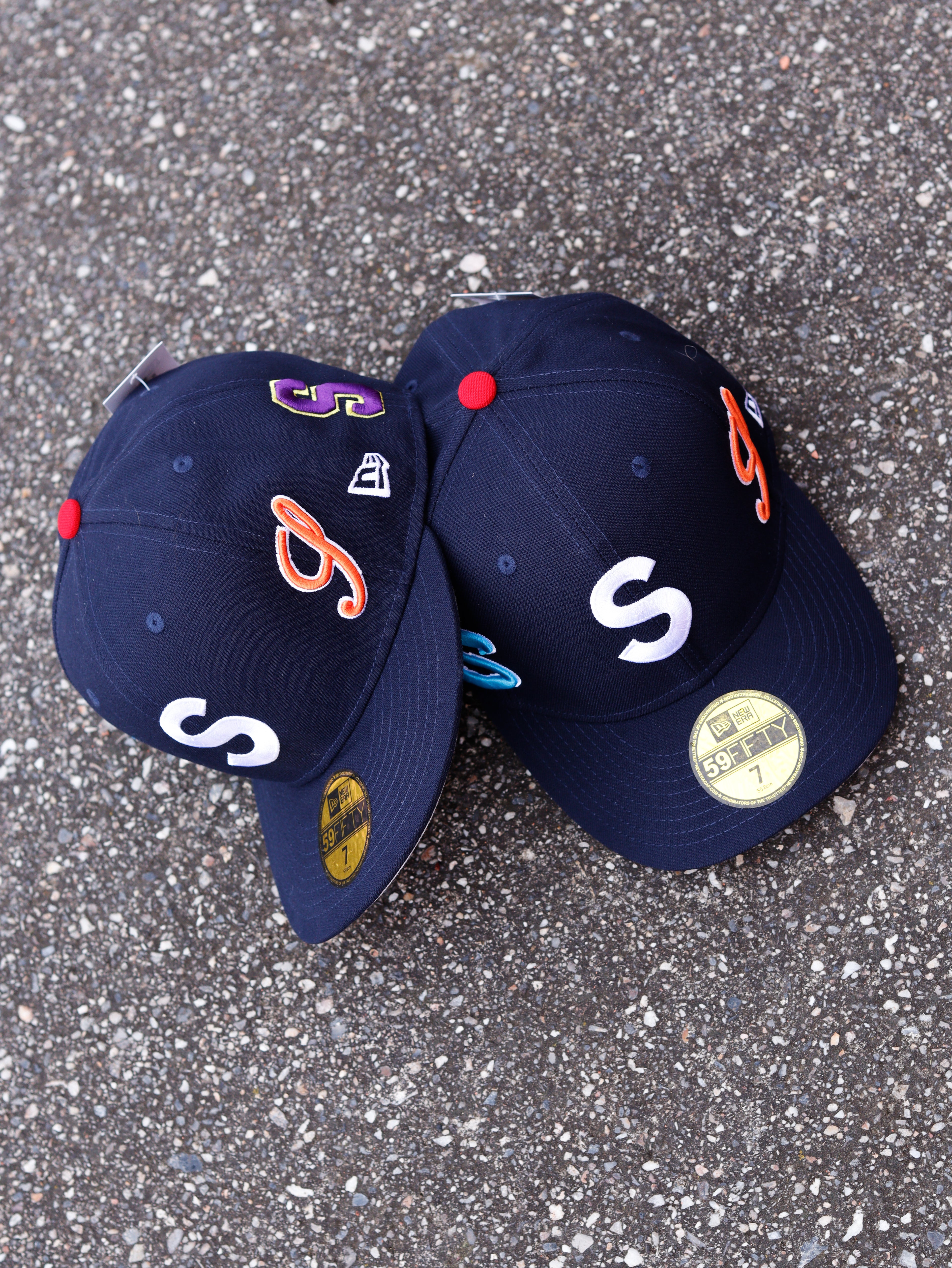 CAP SUPREME MULTI S LOGO BLUE