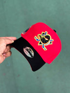 CAP NEW ERA ANAHEIM DUCKS RED AND BLACK