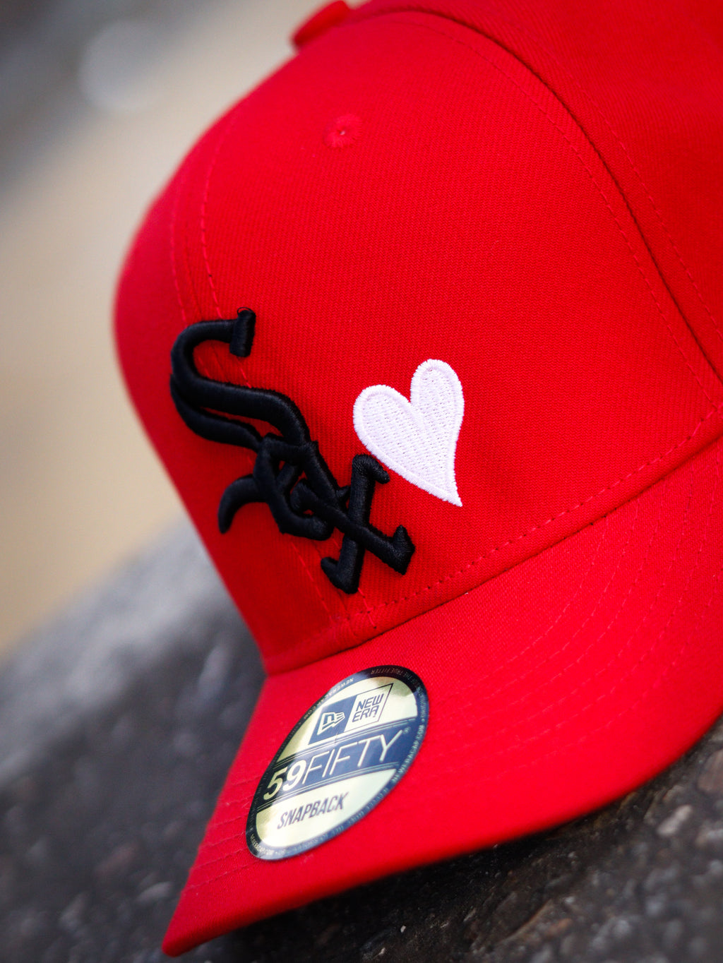 CAP NEW ERA CHICAGO WHITE SOX RED HEART