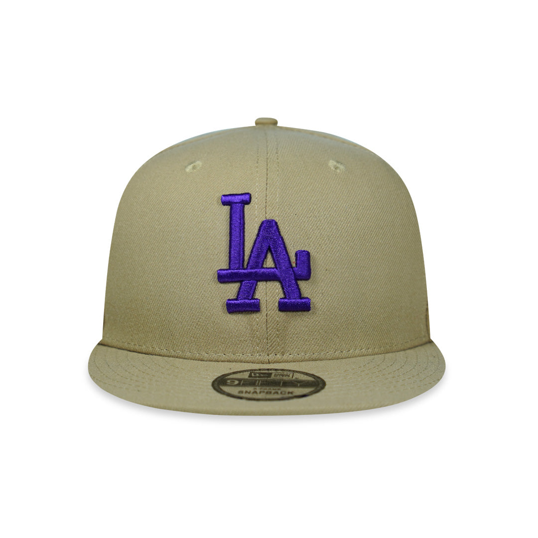 CAP LOS ANGELES DODGERS BEIGE AND PURPLE