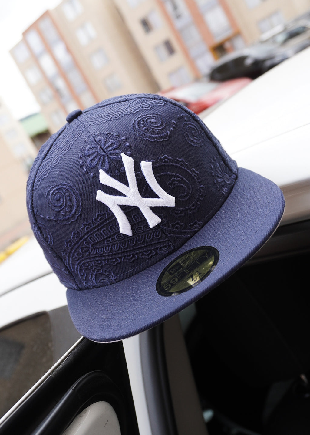 CAP NEW ERA SWIRL NEW YORK YANKEES 59FIFTY AZUL OSCURO