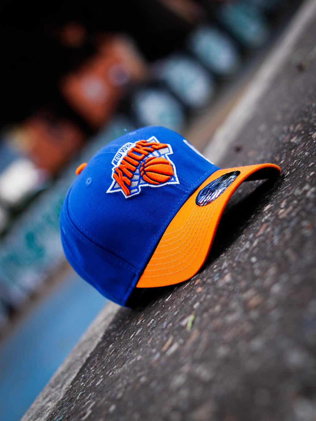 CAP MEW YORK KNICK BLUE AND ORANGE