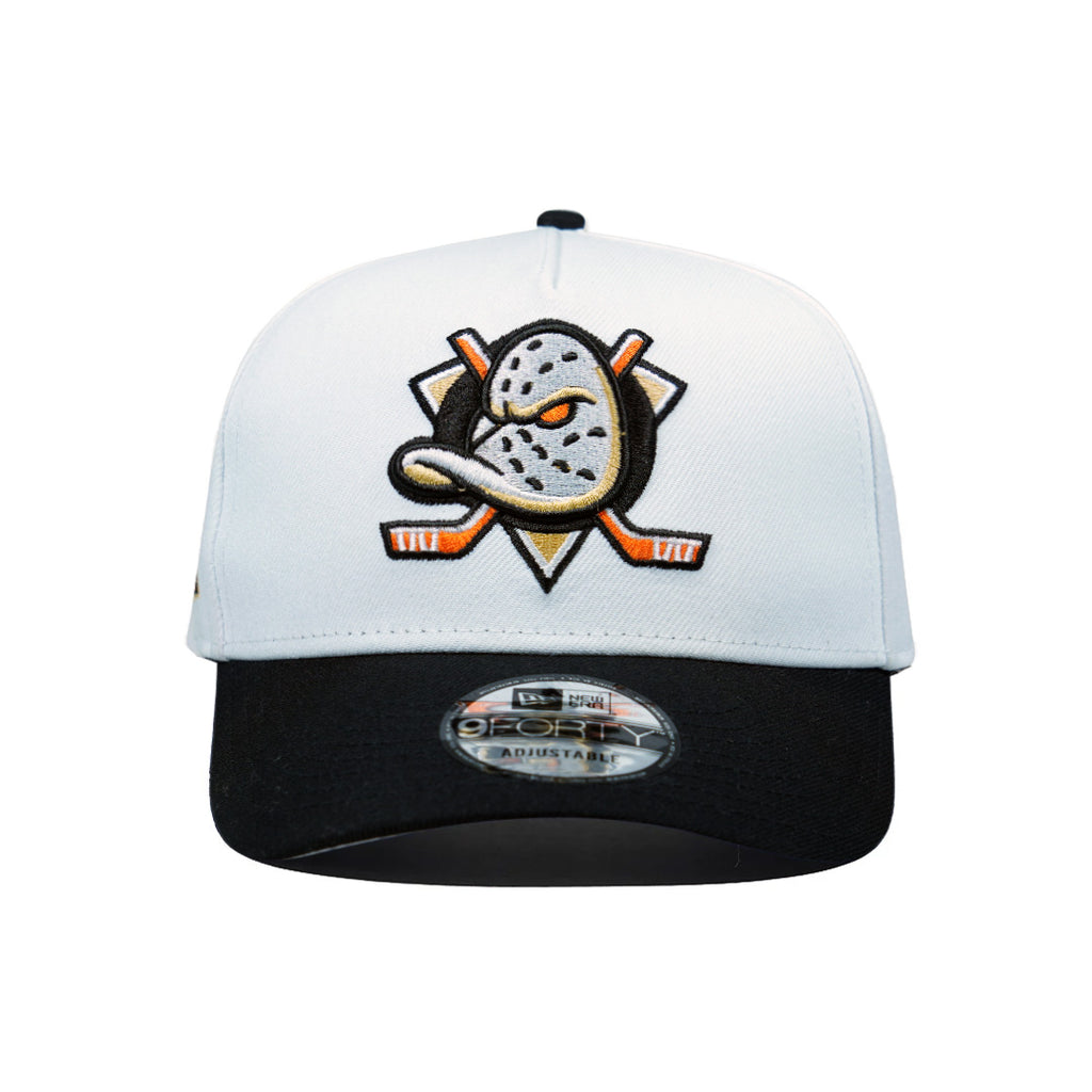 NEW ERA ANAHEIM DUCKS 9FORTY WHITE