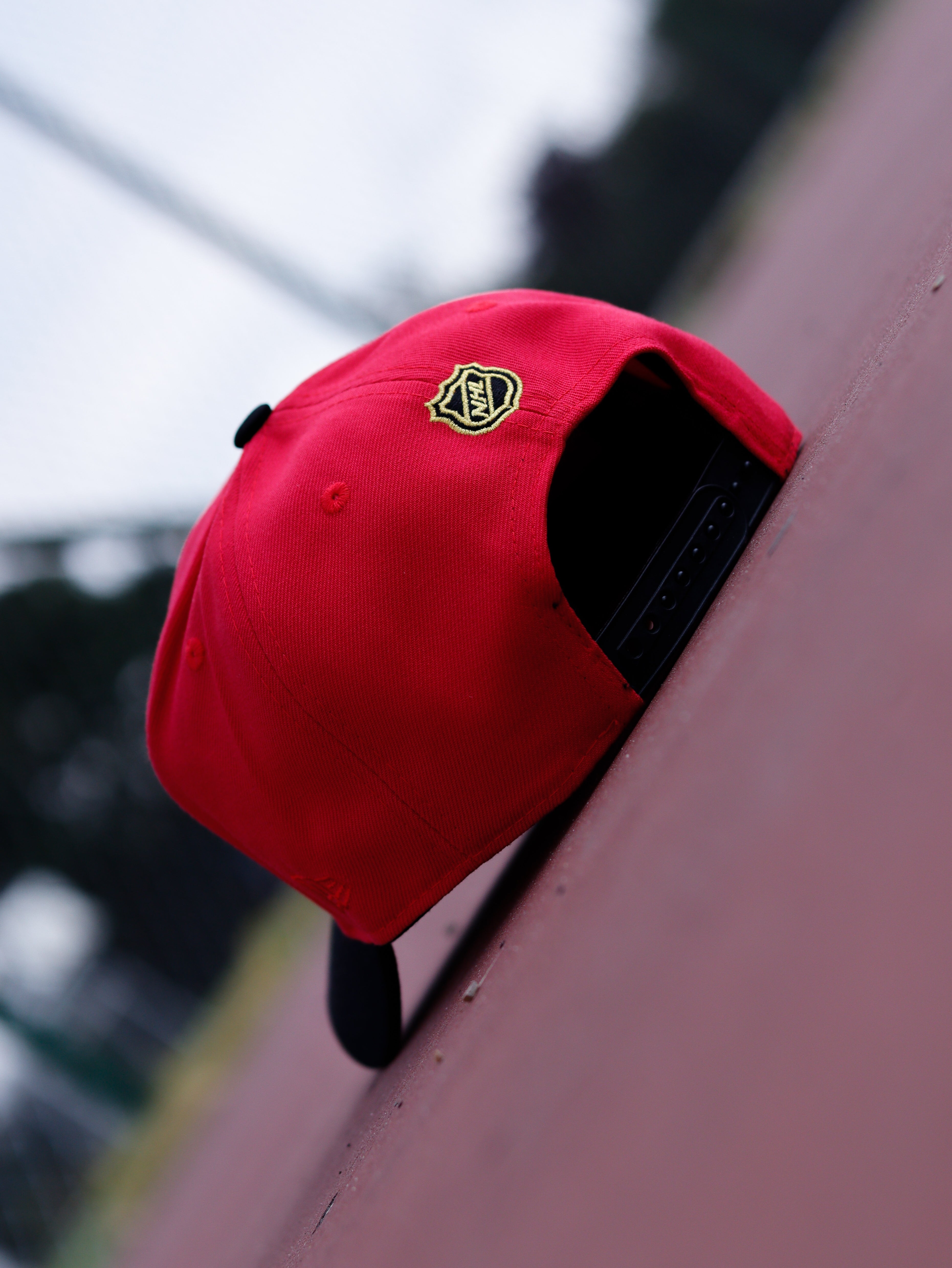 CAP NEW ERA ANAHEIM DUCKS RED AND BLACK