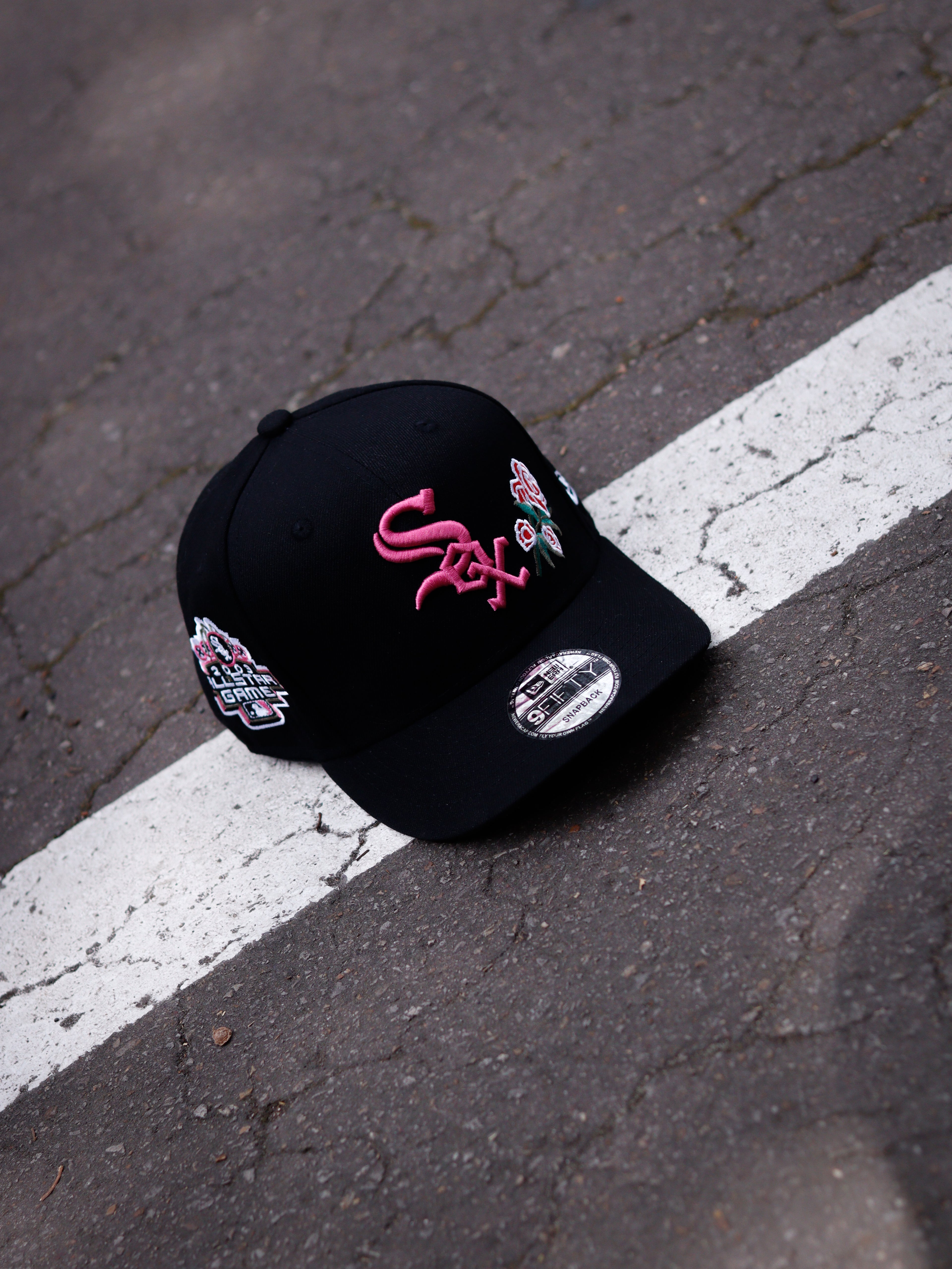 BLACK CHICAGO WHITE SOX HOT PINK ROSE