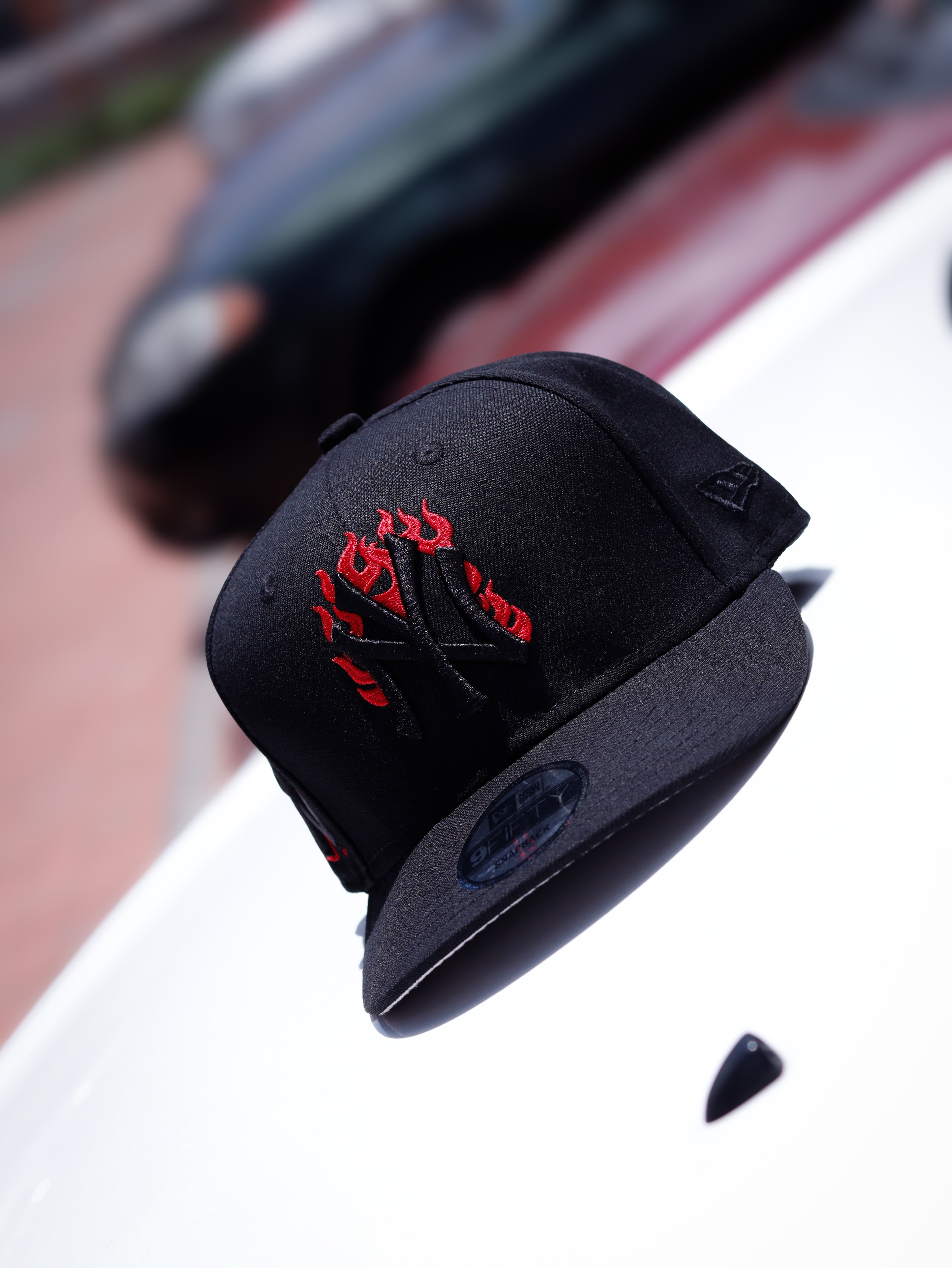 CAP BLACK NEW YORK YANKEES FLAME