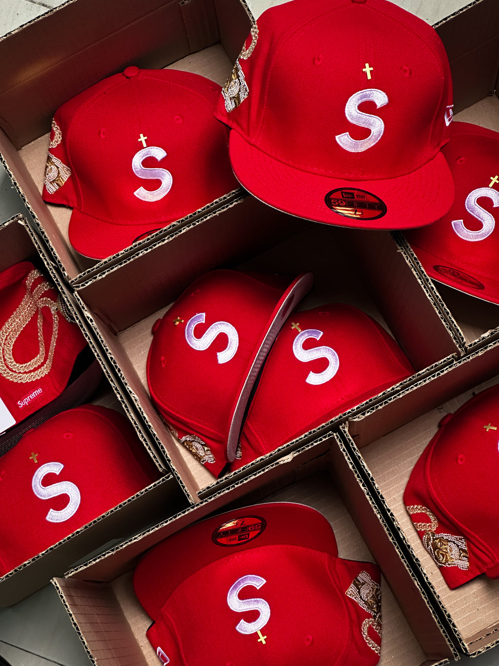 Supreme Jesus Piece S Logo New Era 'RED’
