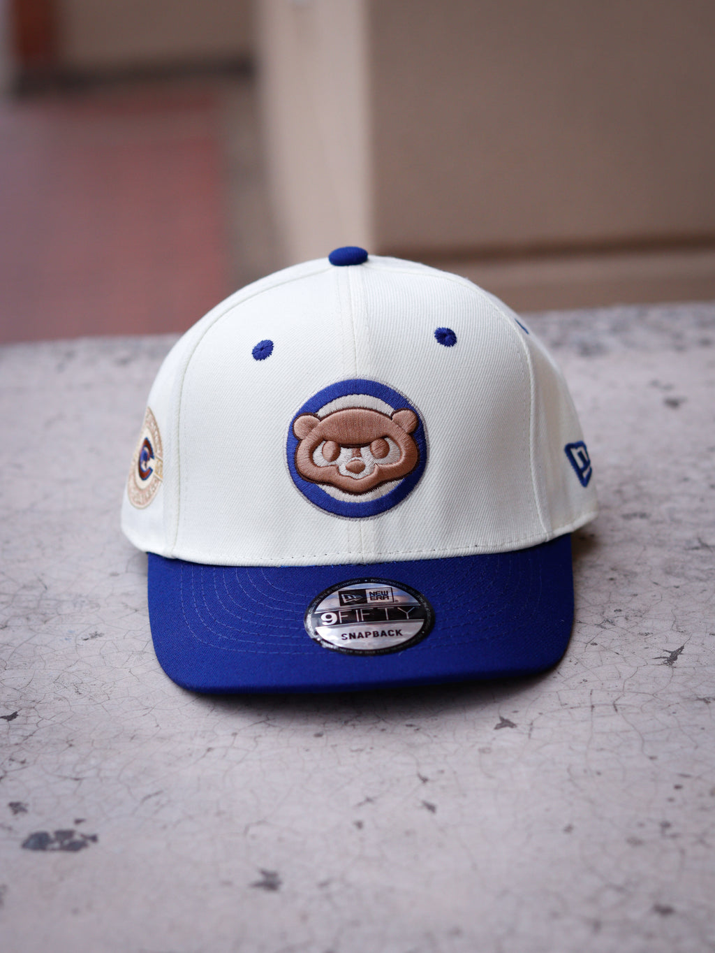 CAP CHICAGO CUBS BLANCO CON AZUL