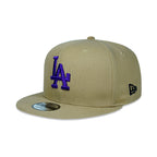 CAP LOS ANGELES DODGERS BEIGE AND PURPLE