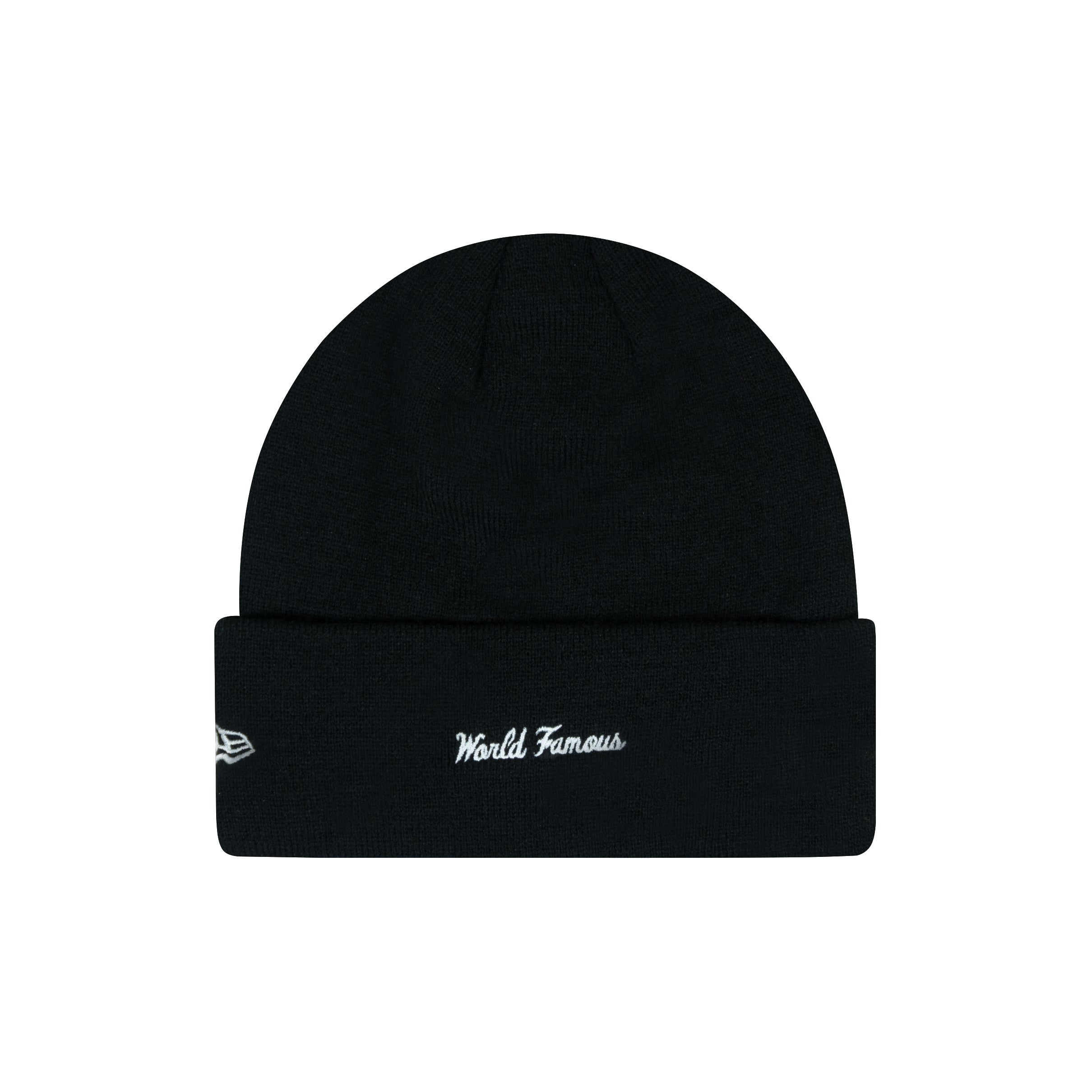 BEANIE SUPREME NEW ERA BOX LOGO BLACK AND RED
