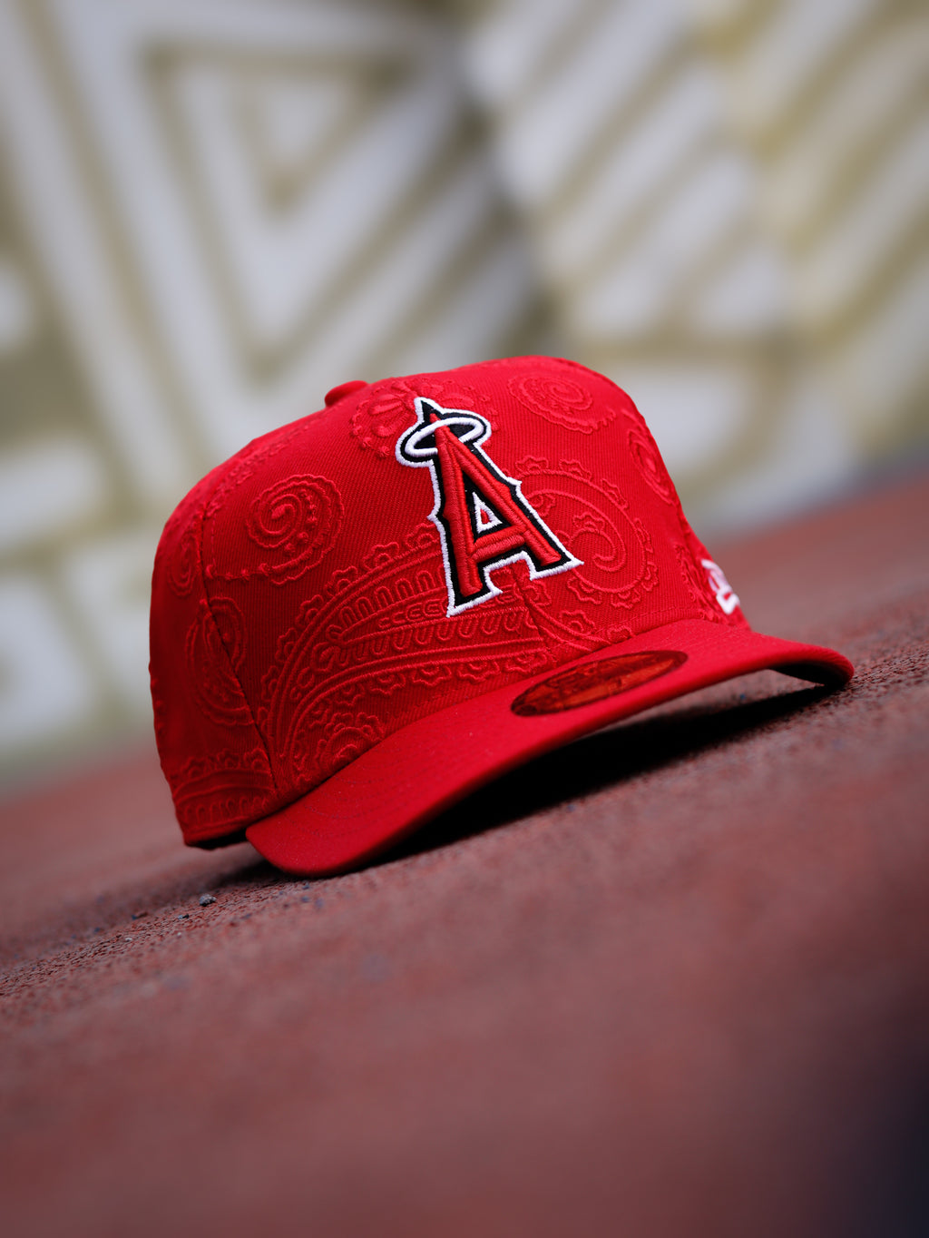 CAP NEW ERA ANGELINOS ANAHEIM SWIRL RED