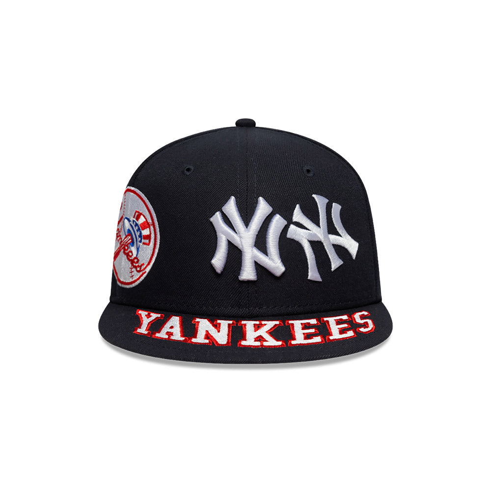 NEW YORK YANKEES 59FIFTY MLB ALL OVER NAVY CAP