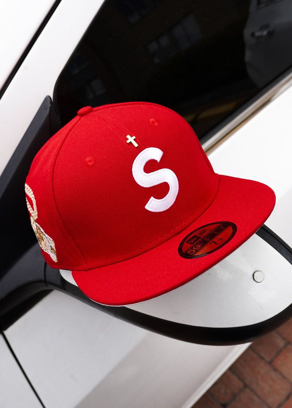 Supreme Jesus Piece S Logo New Era 'RED’