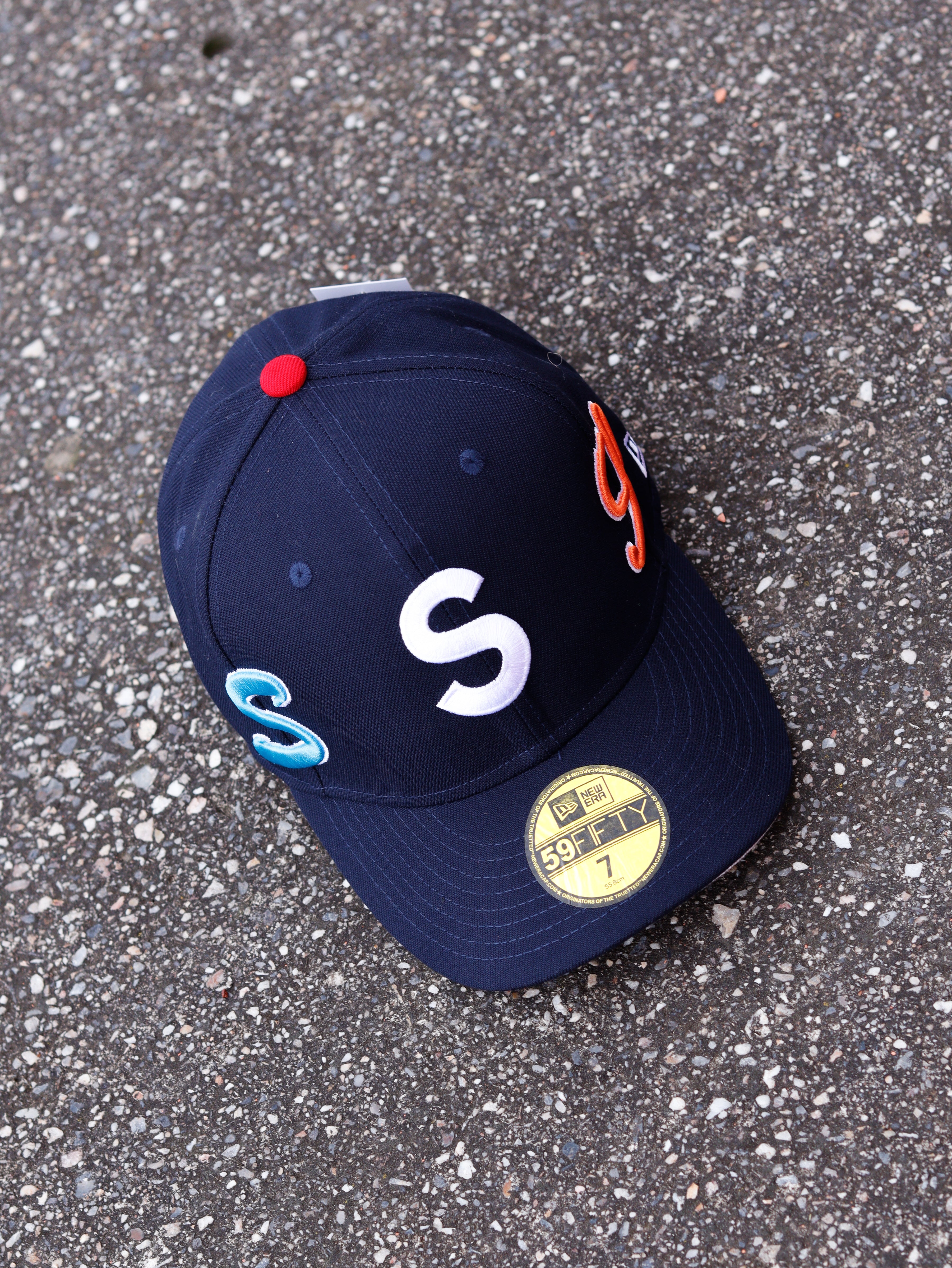 CAP SUPREME MULTI S LOGO BLUE
