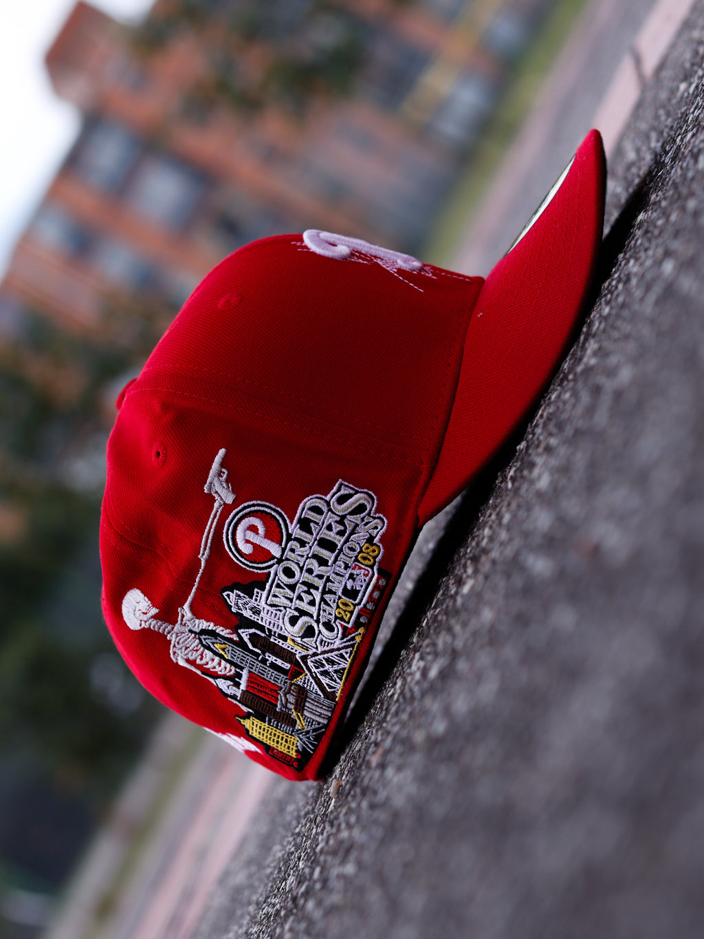 CAP PHILADELPHIA PHILLIES NZMU RED FITTED