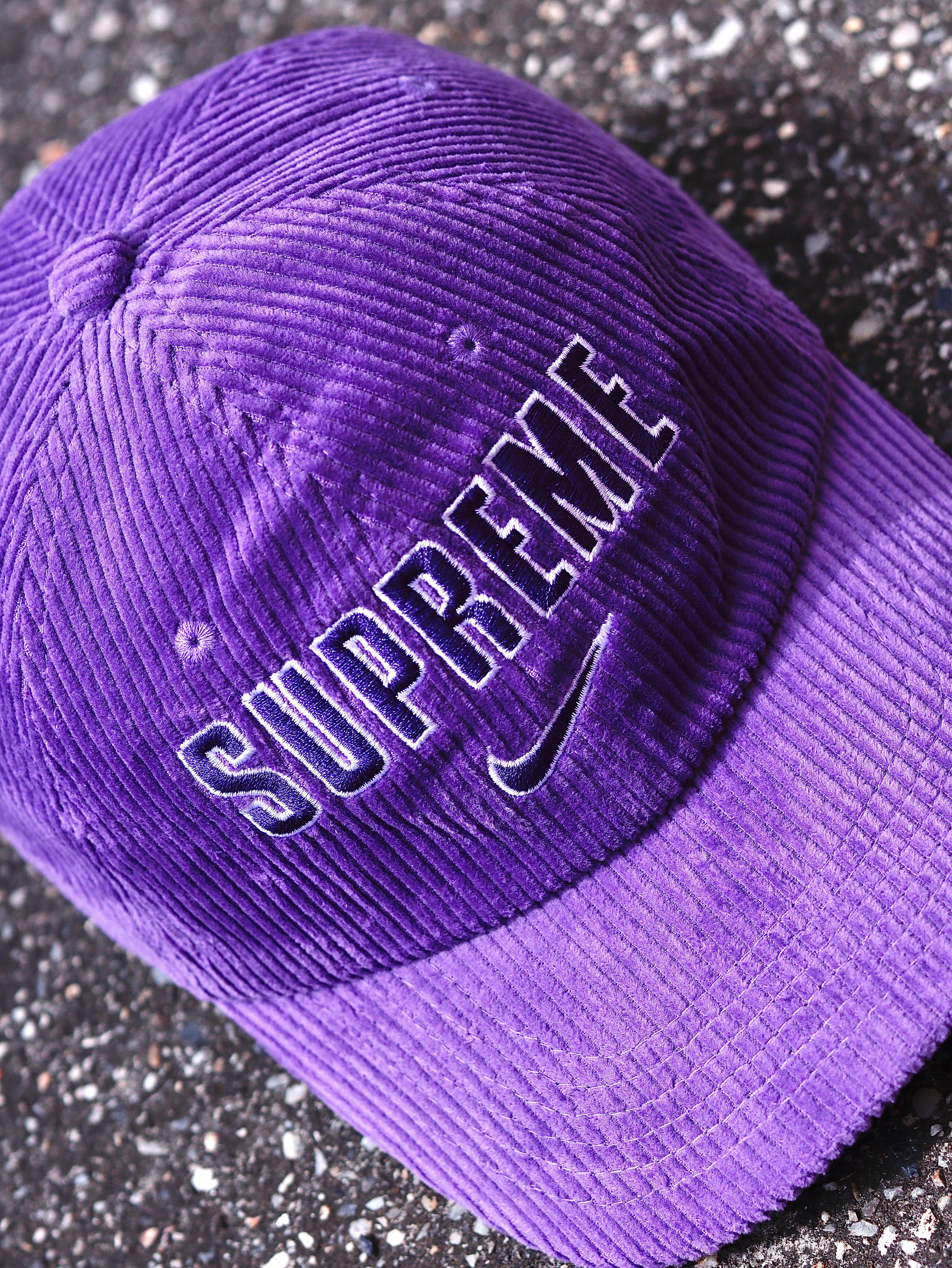 SUPREME X NIKE CAP CORDUROY MORADO