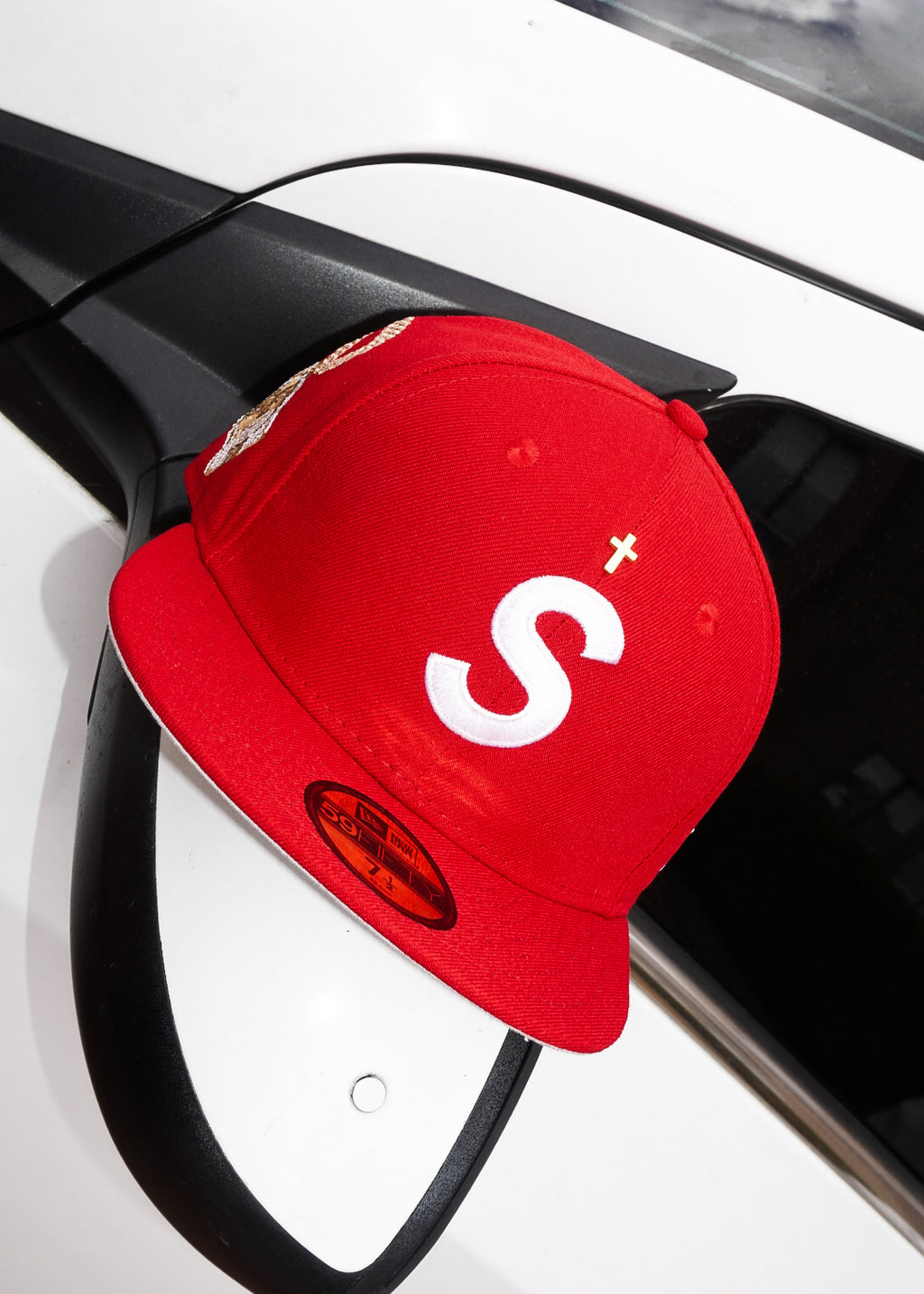 Supreme Jesus Piece S Logo New Era 'RED’