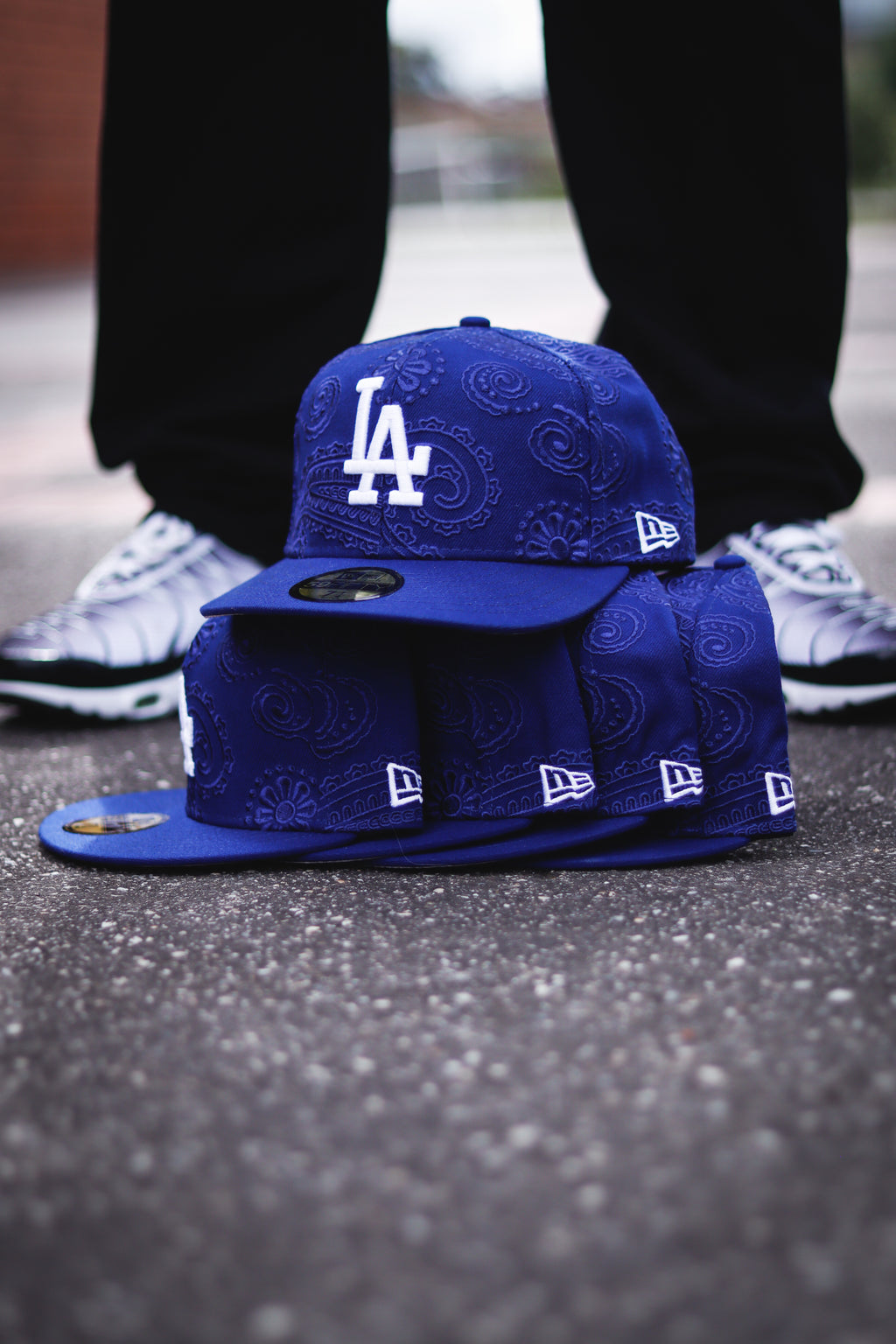 Los Angeles Dodgers Mlb Swirl 59fifty Cerrada Azul