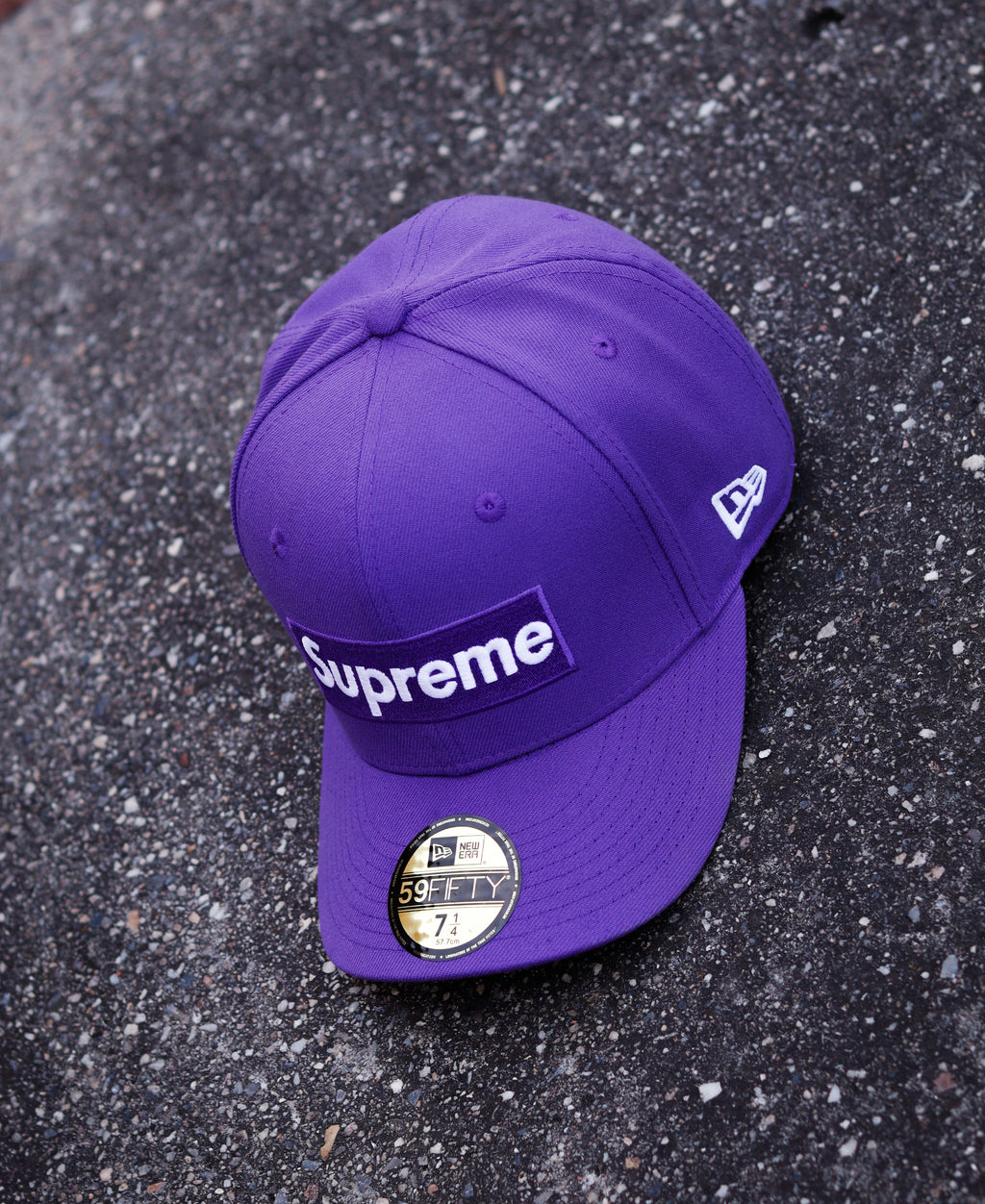 CAP SUPREME "NY" PURPLE FITTED