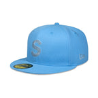 CAP SUPREME X SWAROVSKI S LOGO NEW ERA BLUE