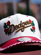 CAP MLB LOS ANGELES DODGERS NOVELTY STITCH BLANCO