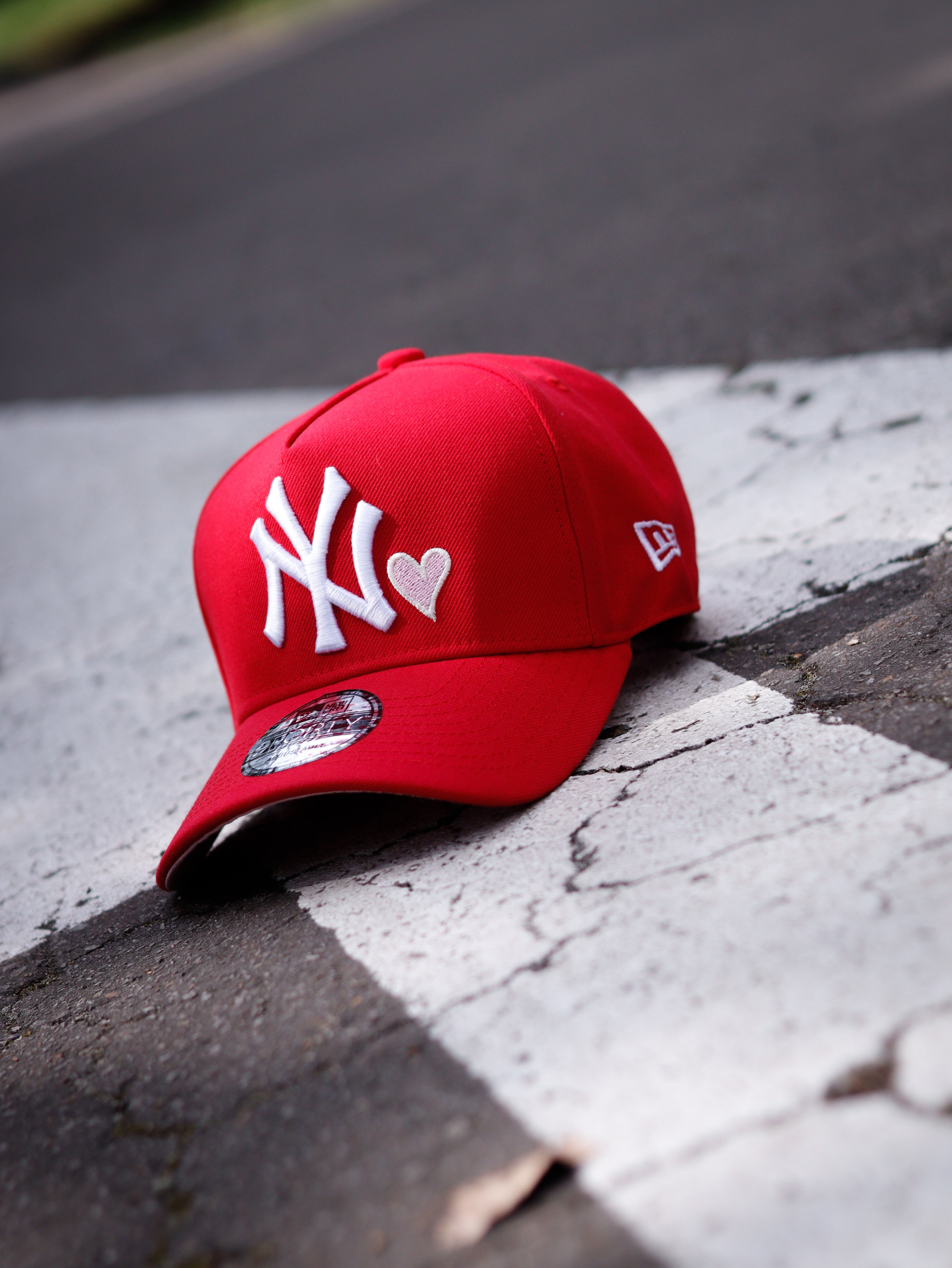 CAP NEW YORK YANKEES MLB HEART RED 9FORTY