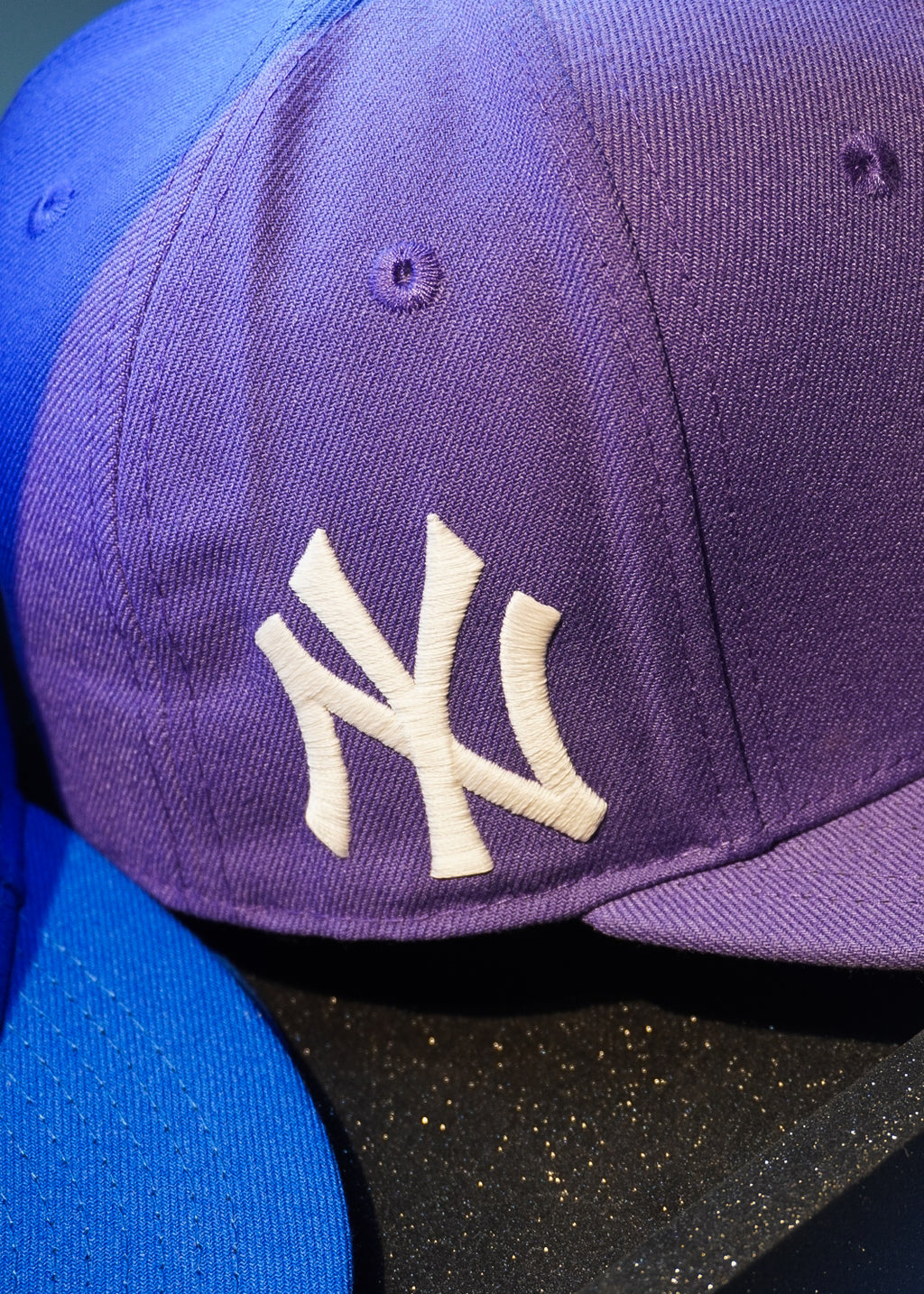 CAP SUPREME "NY" PURPLE FITTED