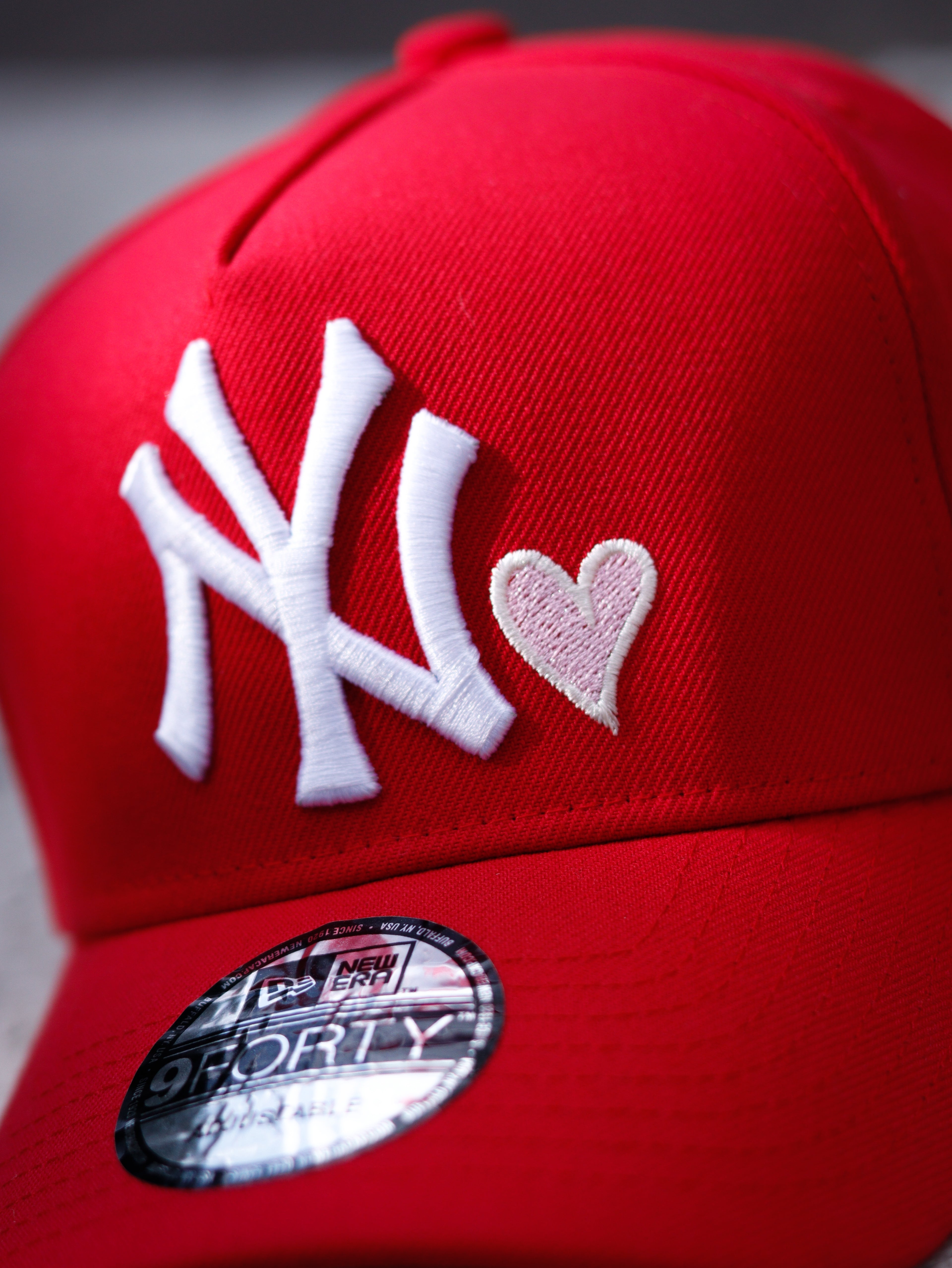 CAP NEW YORK YANKEES MLB HEART RED 9FORTY