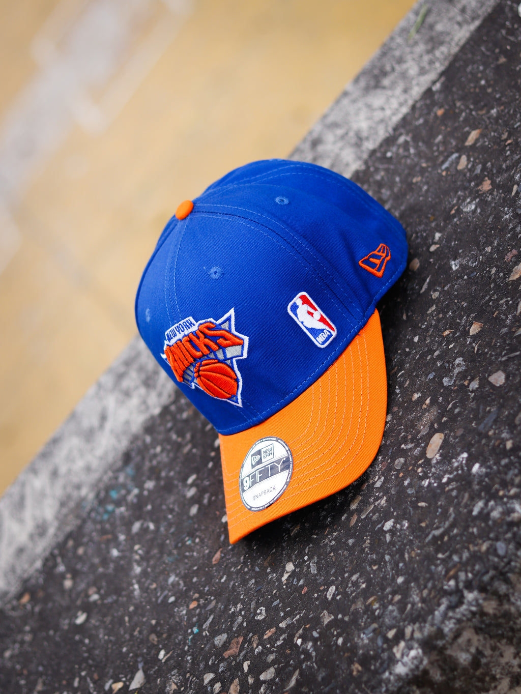 CAP MEW YORK KNICK BLUE AND ORANGE