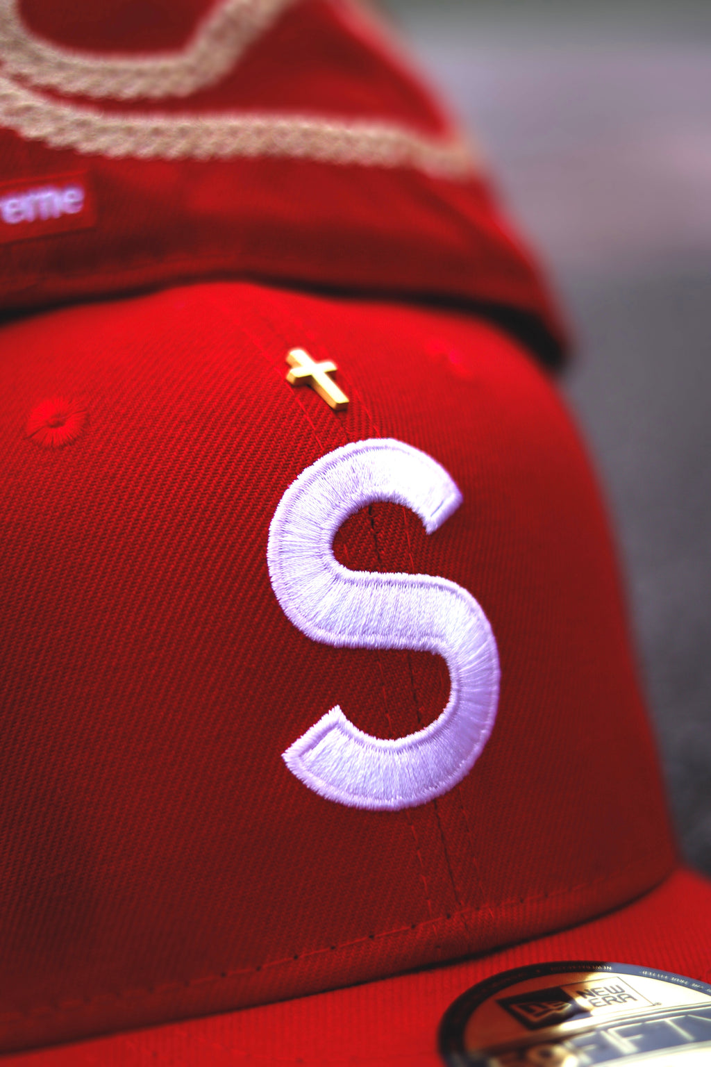Supreme Jesus Piece S Logo New Era 'RED’