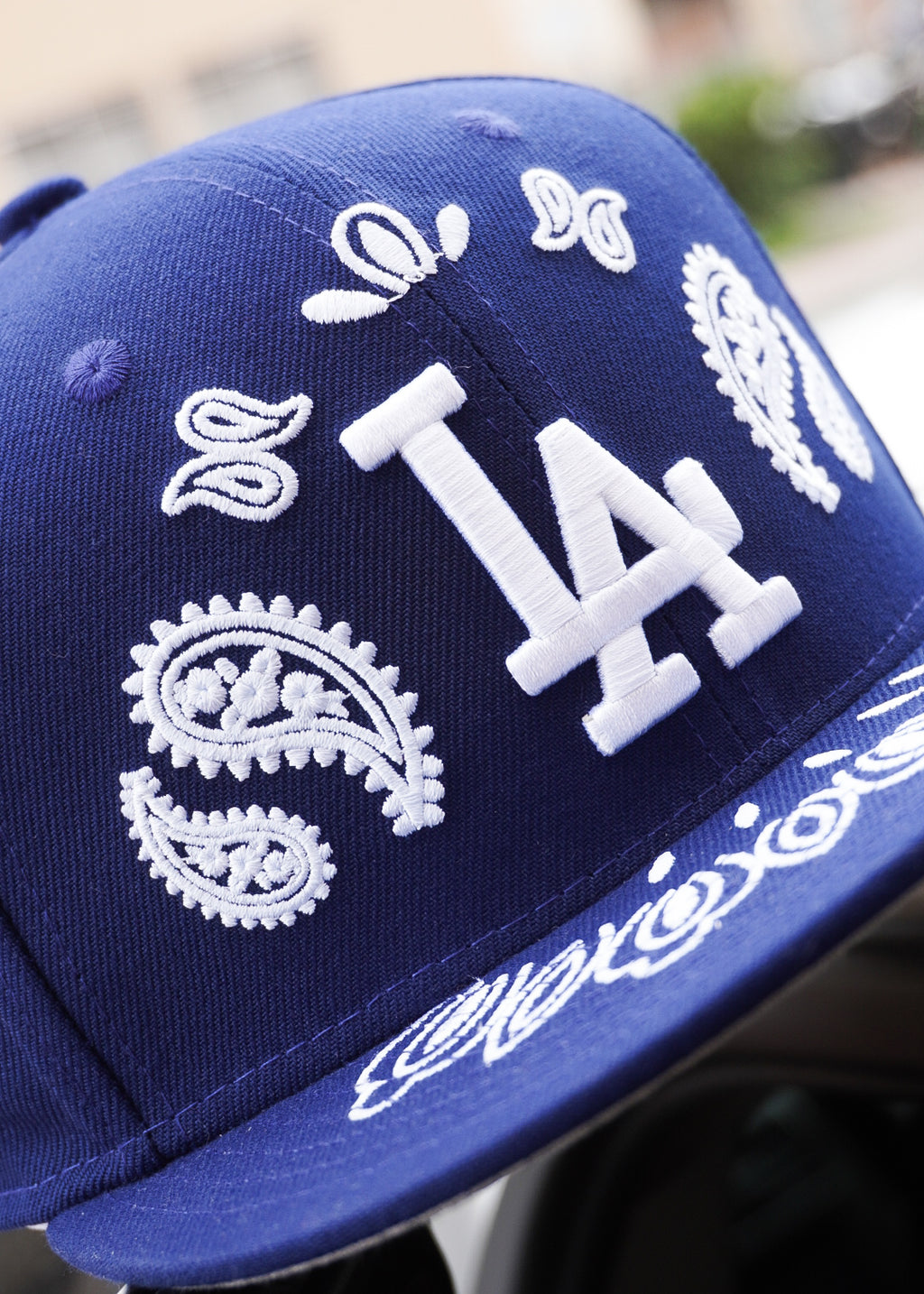 CAP LOS ANGELES DODGERS MLB PAISLEY BLUE