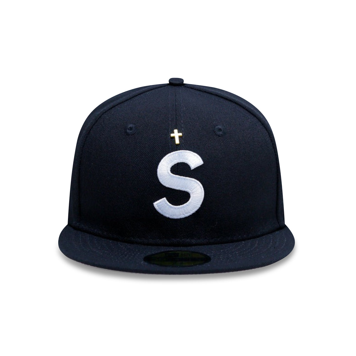 SUPREME JESUS PIECE S LOGO NEW ERA BLACK
