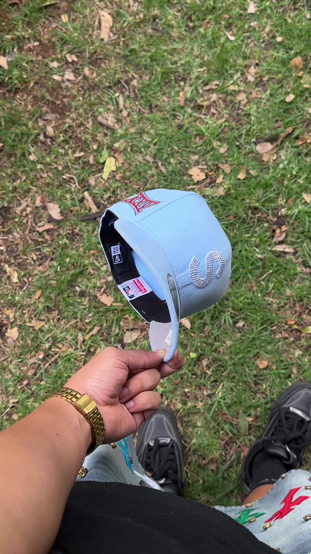 SUPREME X SWAROVSKI BLUE