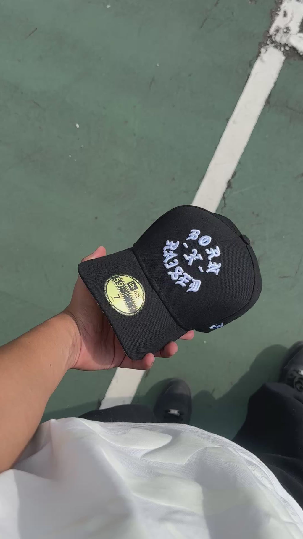 CAP BORN X RAISED FITTED ROCKER HAT